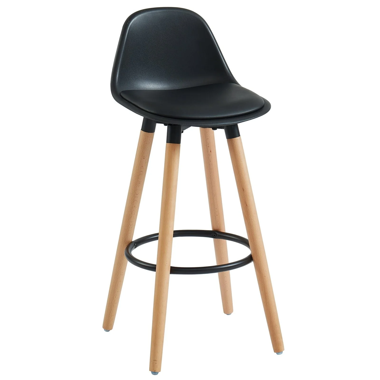 Worldwide Home Furnishings Diablo-26" Counter Stool-Black 26" Counter Stool, Set Of 2 203-352BK - Image 3