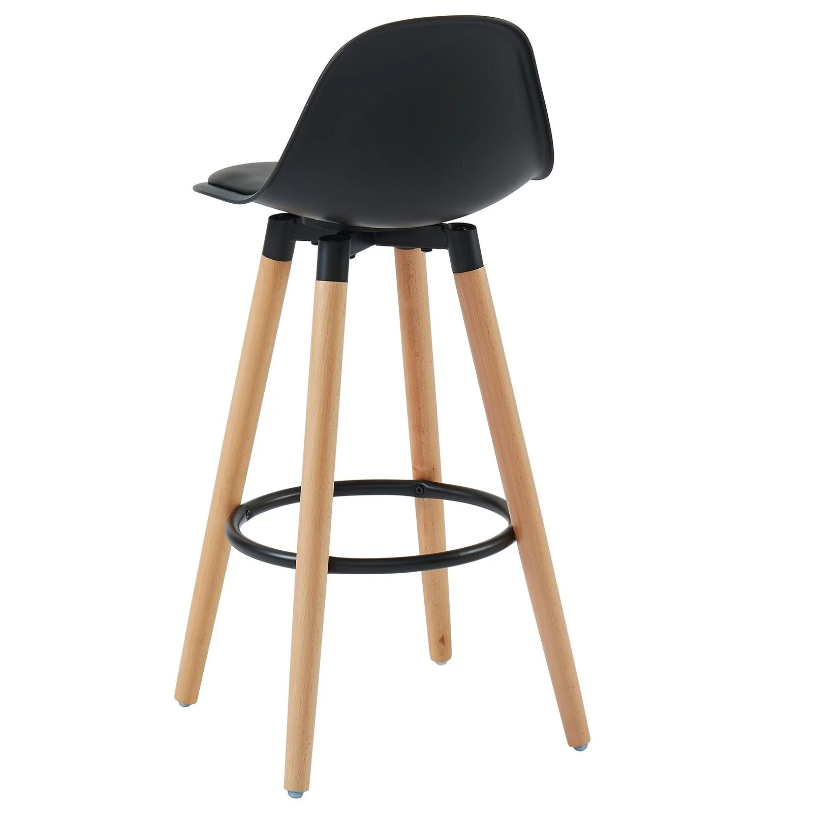 Worldwide Home Furnishings Diablo-26" Counter Stool-Black 26" Counter Stool, Set Of 2 203-352BK - Image 4