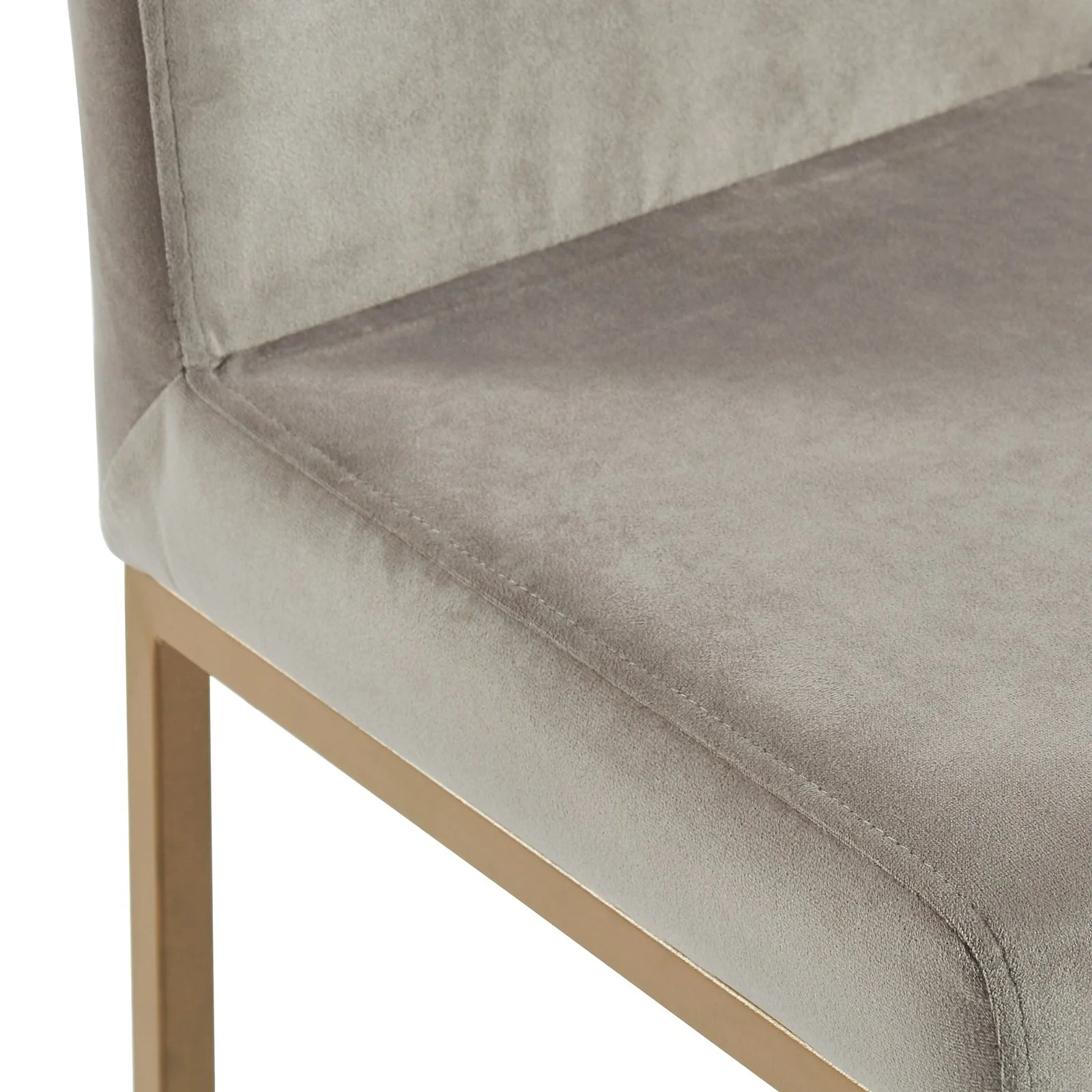 Worldwide Home Furnishings Diego-26" Counter Stool-Grey/Aged Gold 26" Counter Stool, Set Of 2 203-101GY/GLD - Image 5