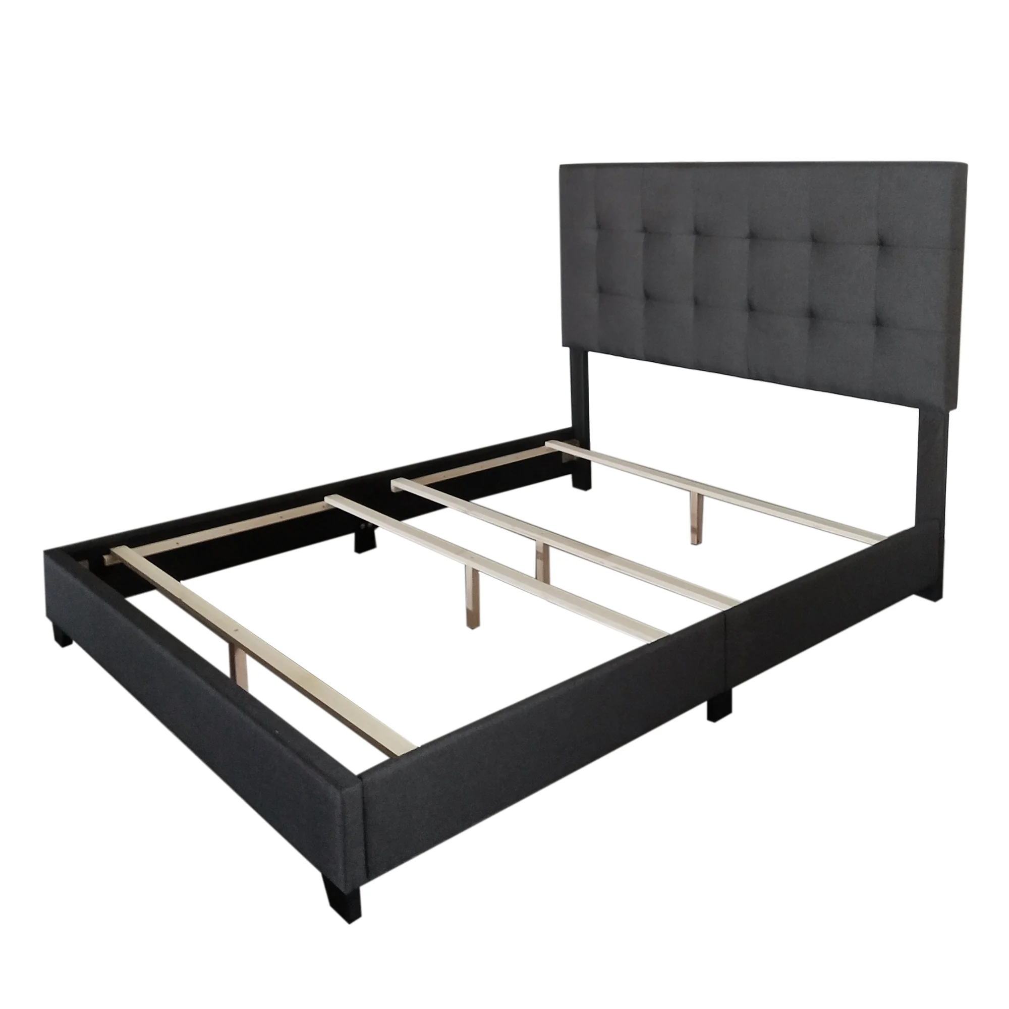 Worldwide Home Furnishings Exton-54'' Bed-Charcoal 54" Double Bed 101-298D-CHL - Image 5