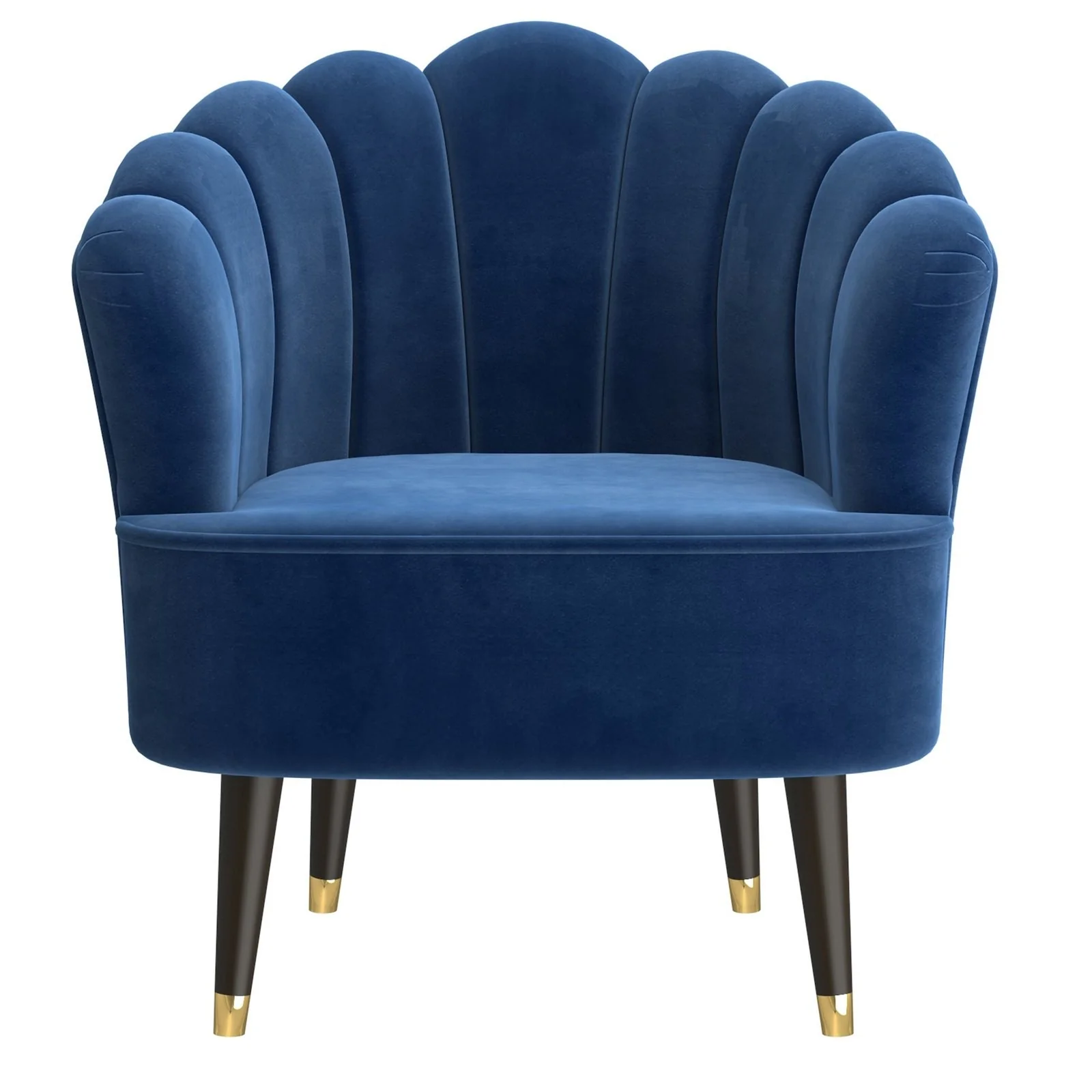 Worldwide Home Furnishings Ezra-Accent Chair-Blue Accent Chair 403-586BL - Image 4