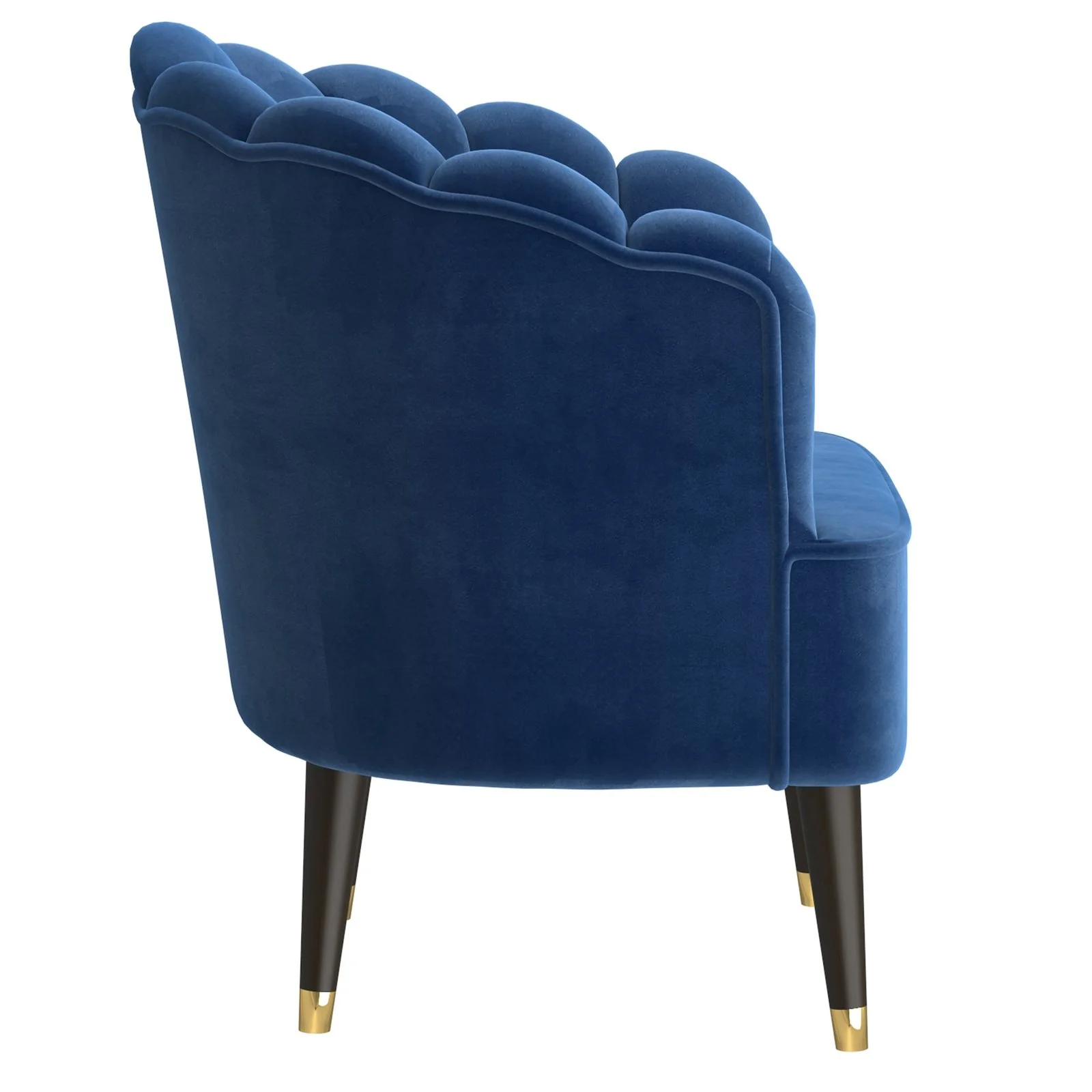 Worldwide Home Furnishings Ezra-Accent Chair-Blue Accent Chair 403-586BL - Image 5