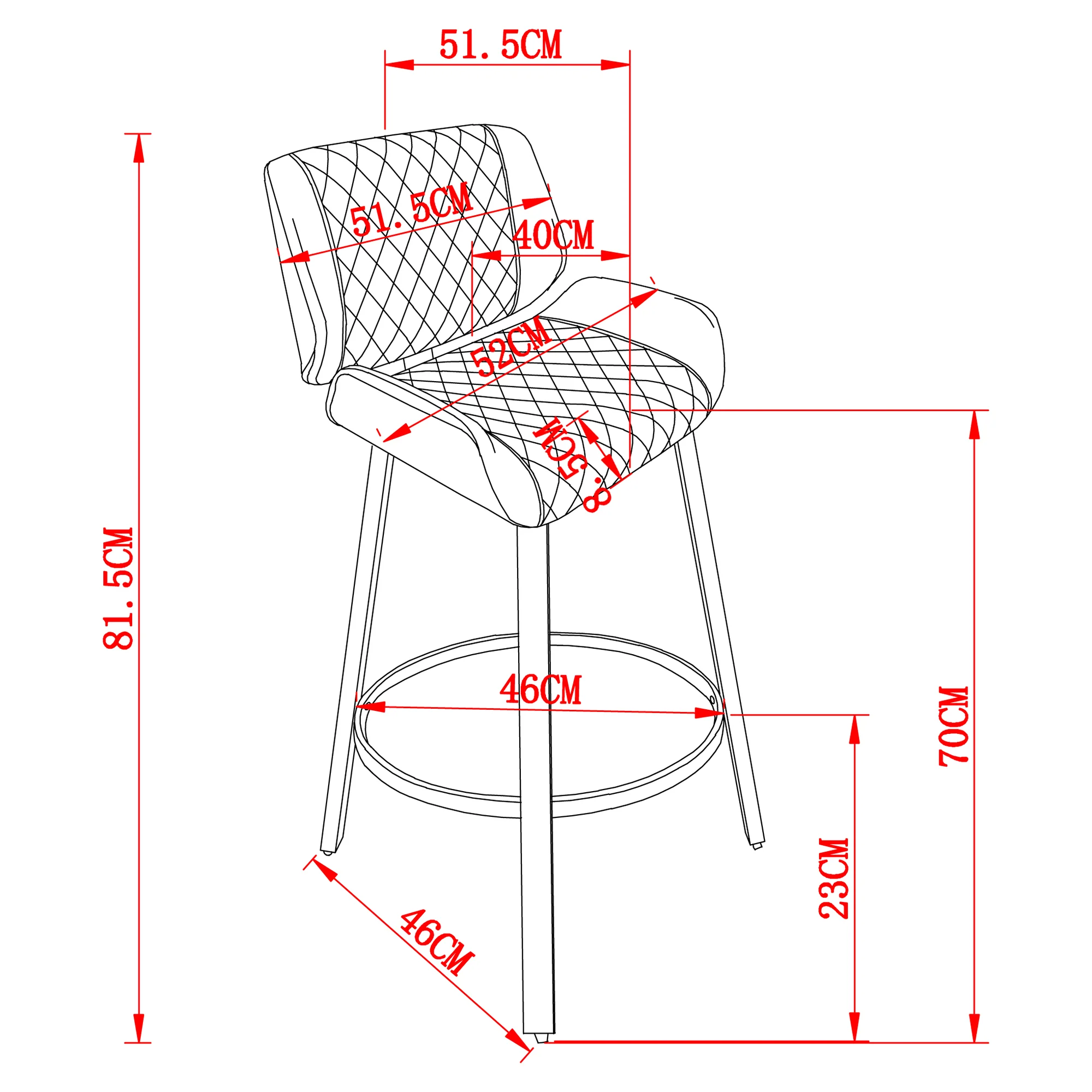 Worldwide Home Furnishings Fraser-26'' Counter Stool Fabric-Grey 26" Counter Stool W/Swivel, Set Of 2 203-667GY - Image 8