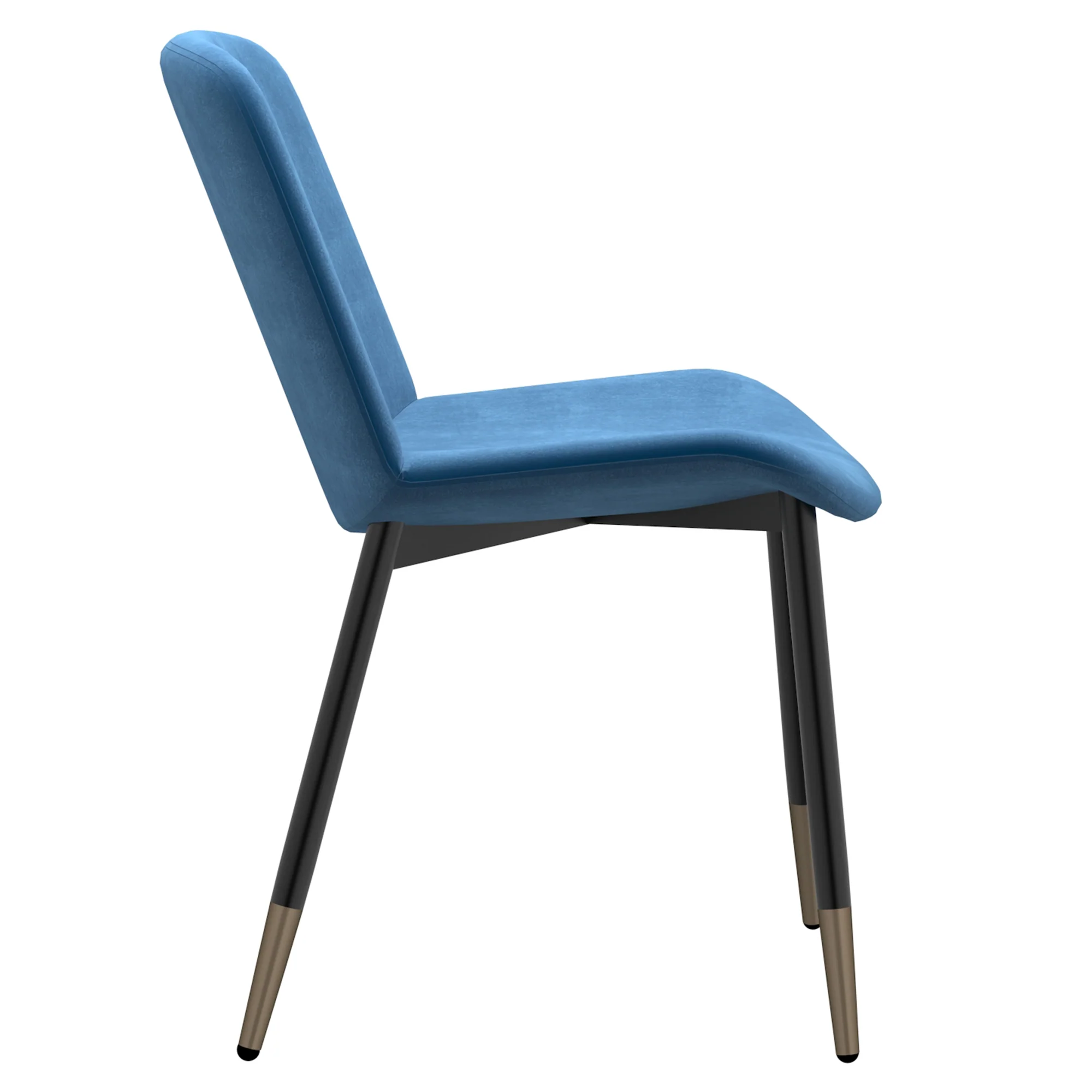 Worldwide Home Furnishings Gabi-Side Chair-Blue Side Chair, Set Of 2 202-293BLU - Image 5