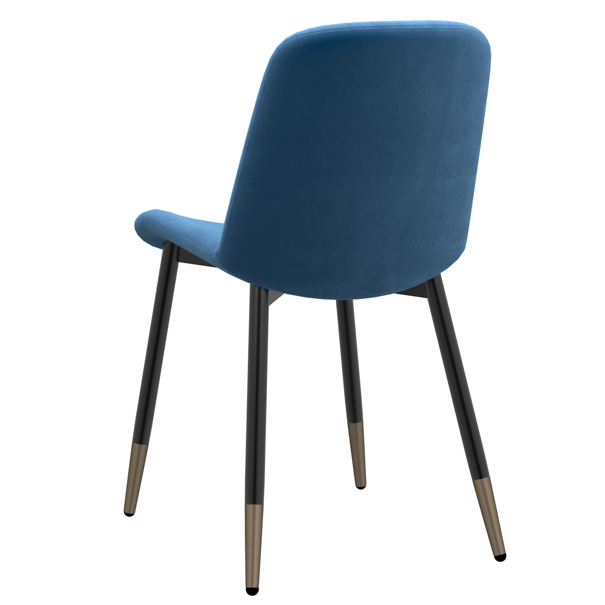 Worldwide Home Furnishings Gabi-Side Chair-Blue Side Chair, Set Of 2 202-293BLU - Image 6