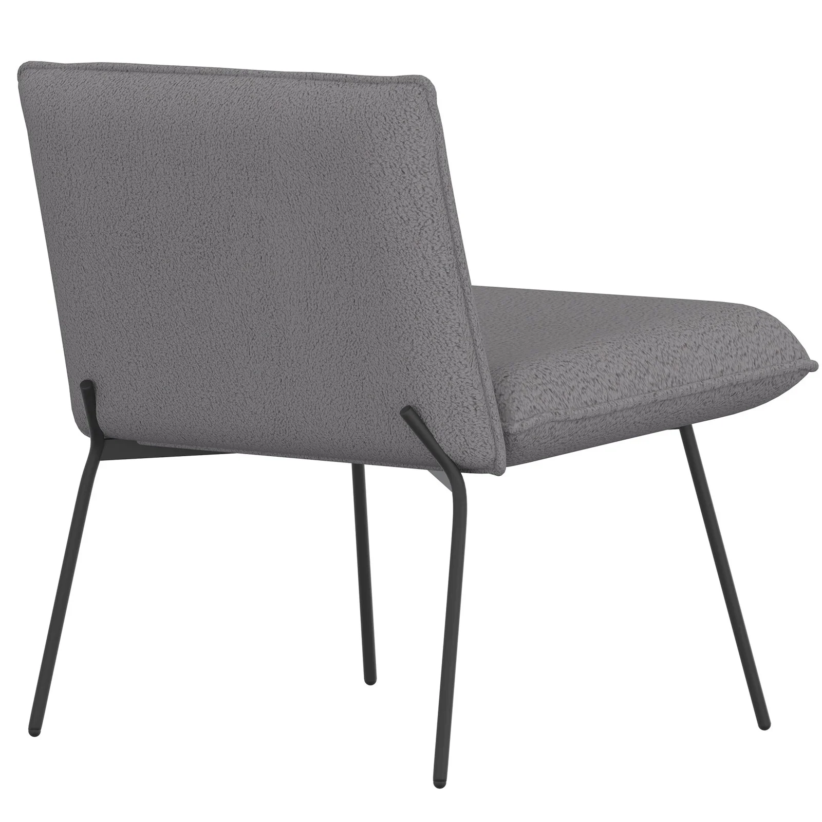Worldwide Home Furnishings Gigi-Accent Chair-Grey Accent Chair 403-669GY - Image 3