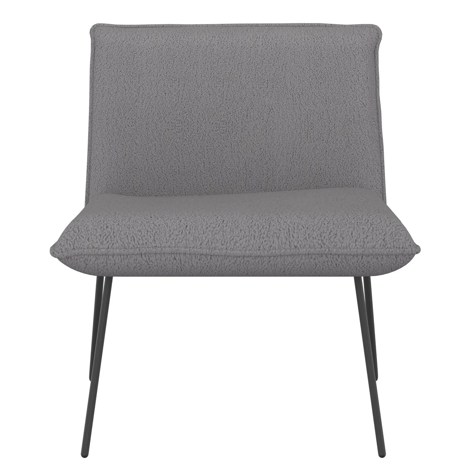Worldwide Home Furnishings Gigi-Accent Chair-Grey Accent Chair 403-669GY - Image 5