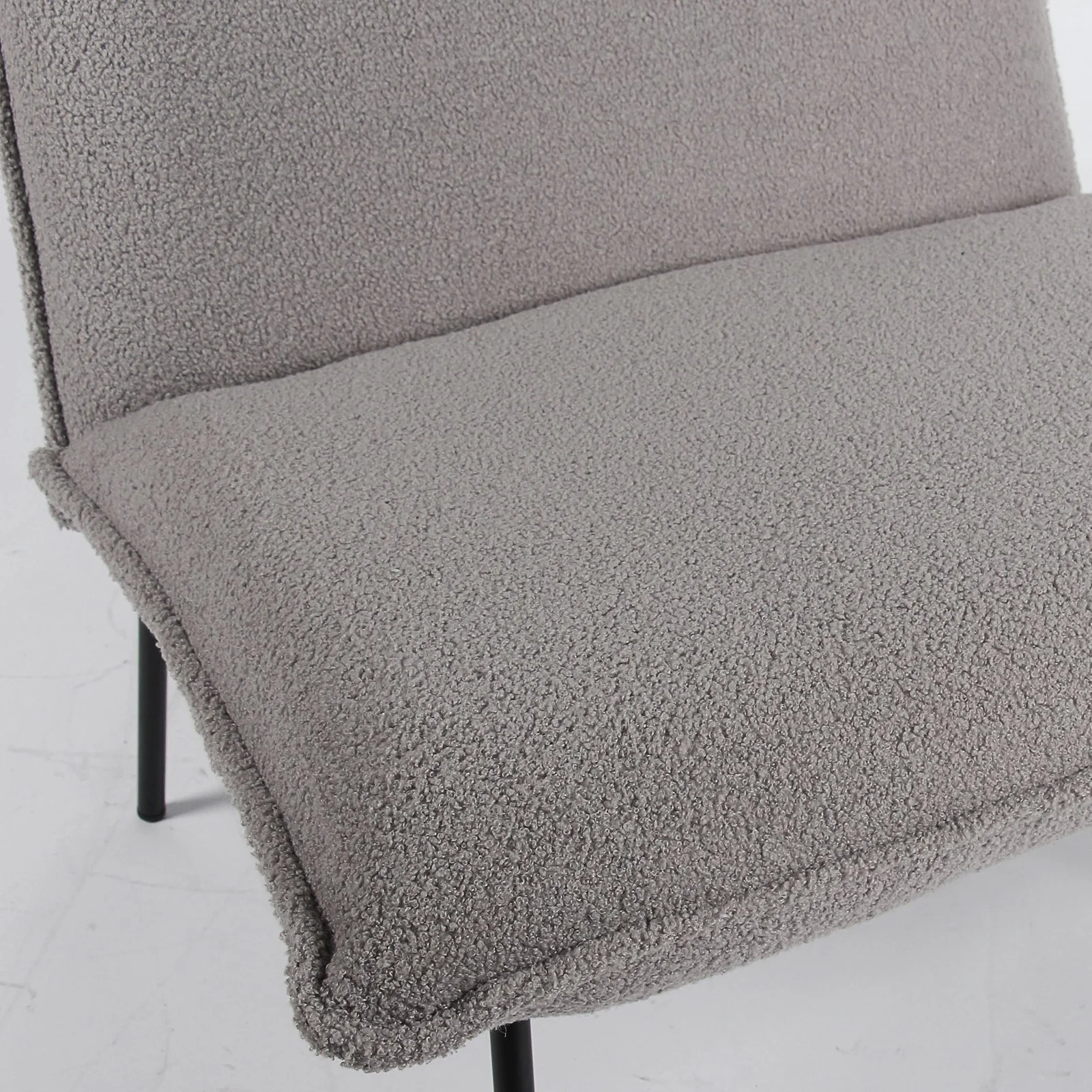 Worldwide Home Furnishings Gigi-Accent Chair-Grey Accent Chair 403-669GY - Image 7