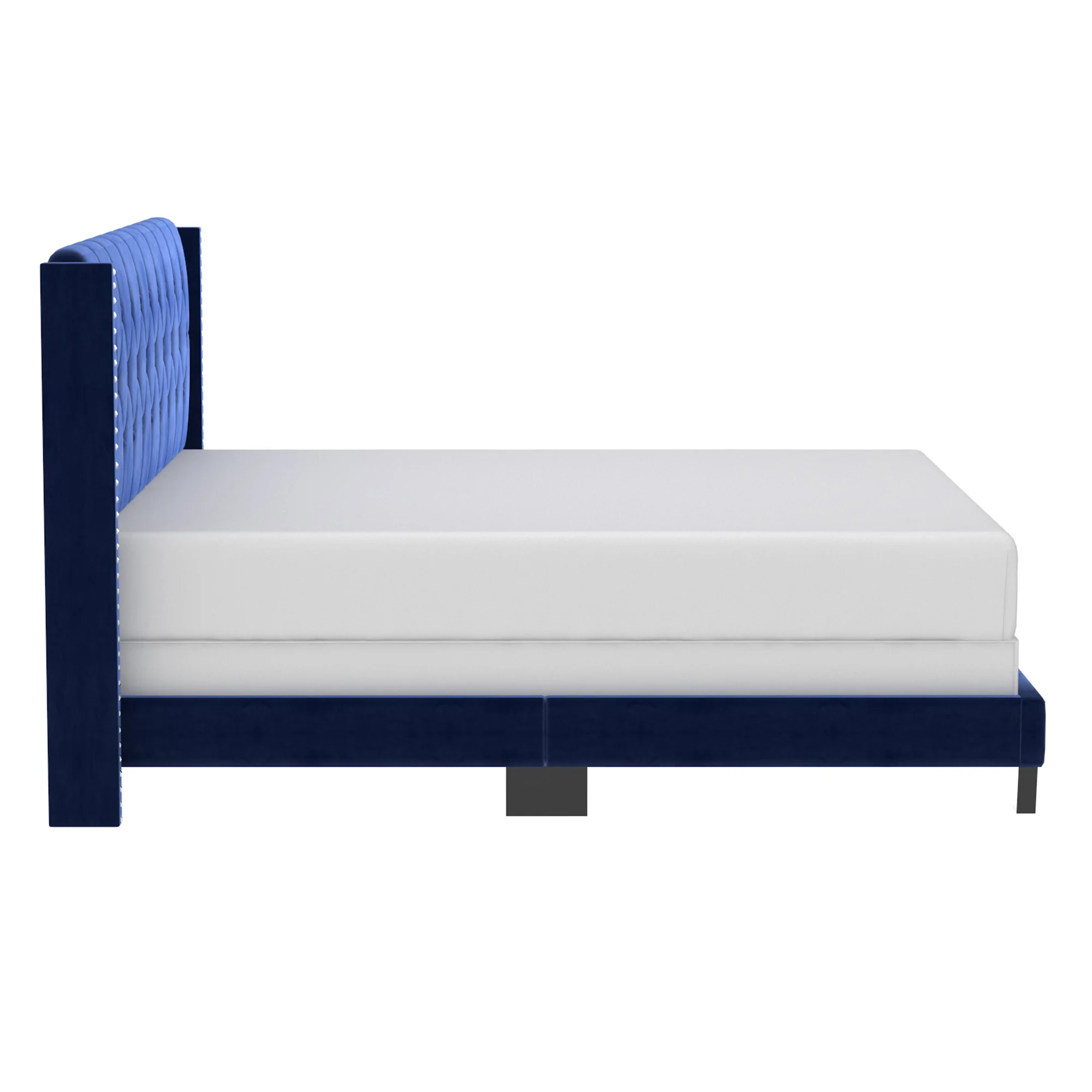 Worldwide Home Furnishings Gunner-78'' Bed-Blue 78" King Bed 101-299K-NAV - Image 5