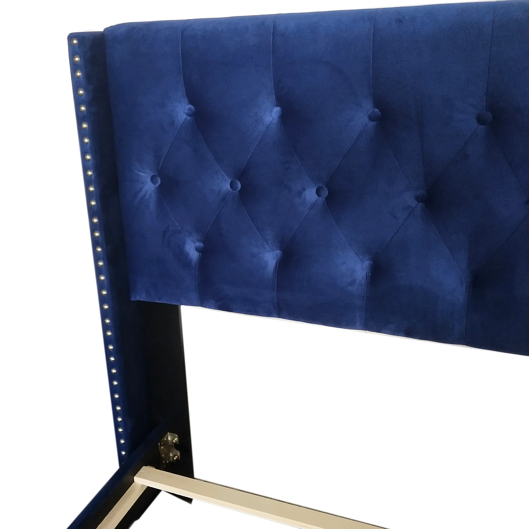 Worldwide Home Furnishings Gunner-78'' Bed-Blue 78" King Bed 101-299K-NAV - Image 7