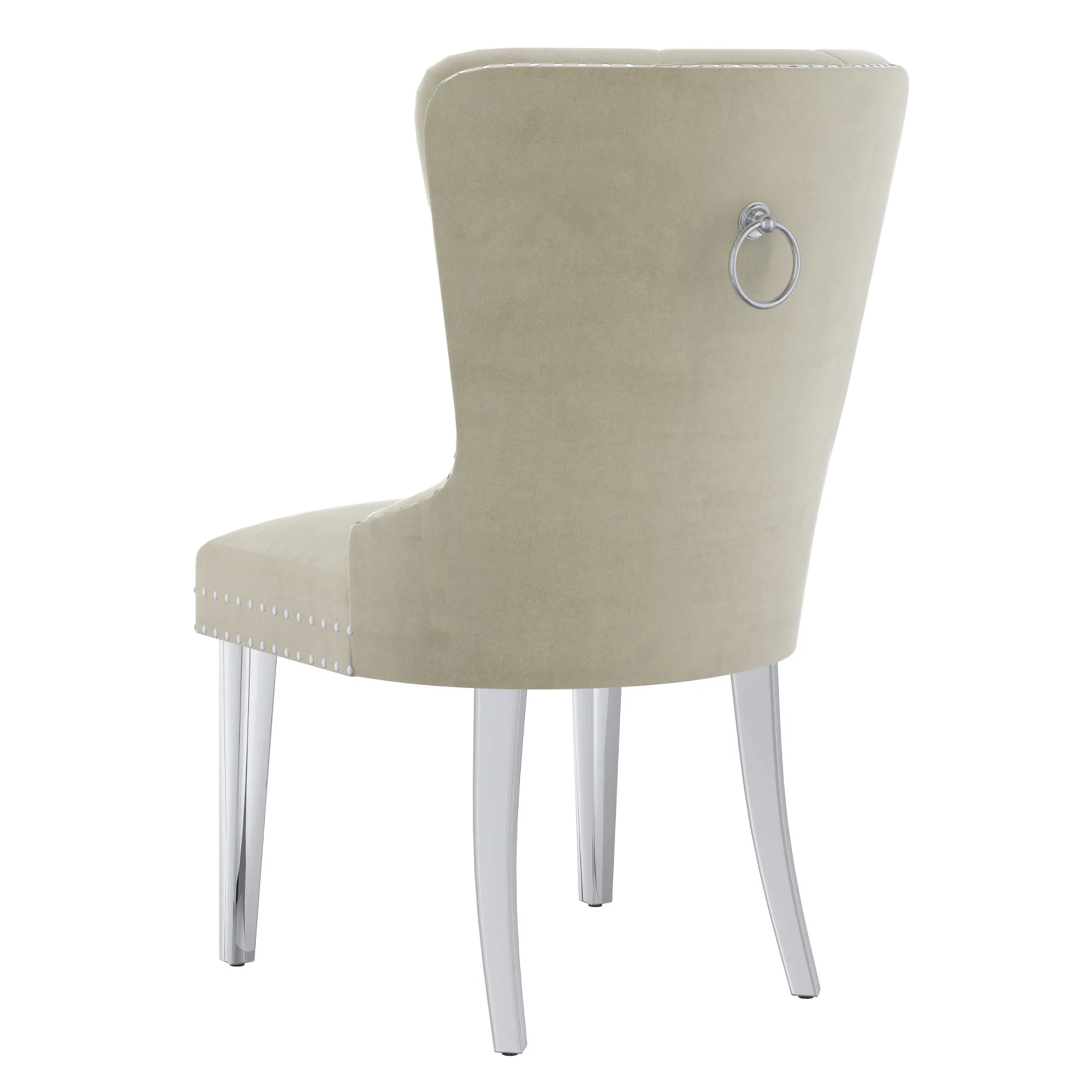 Worldwide Home Furnishings Hollis-Side Chair-Ivory Side Chair, Set Of 2 202-614IV - Image 4