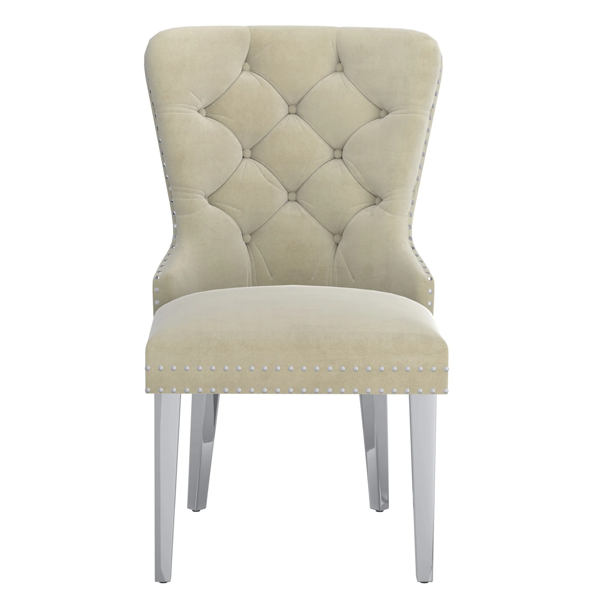 Worldwide Home Furnishings Hollis-Side Chair-Ivory Side Chair, Set Of 2 202-614IV - Image 5