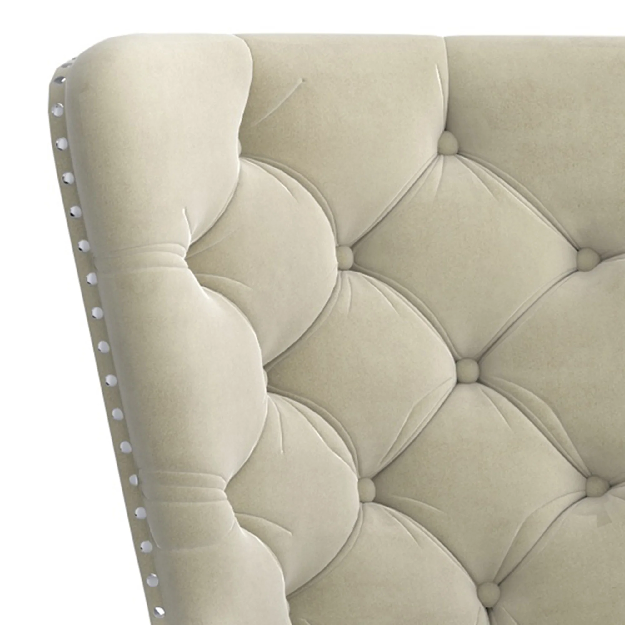 Worldwide Home Furnishings Hollis-Side Chair-Ivory Side Chair, Set Of 2 202-614IV - Image 7