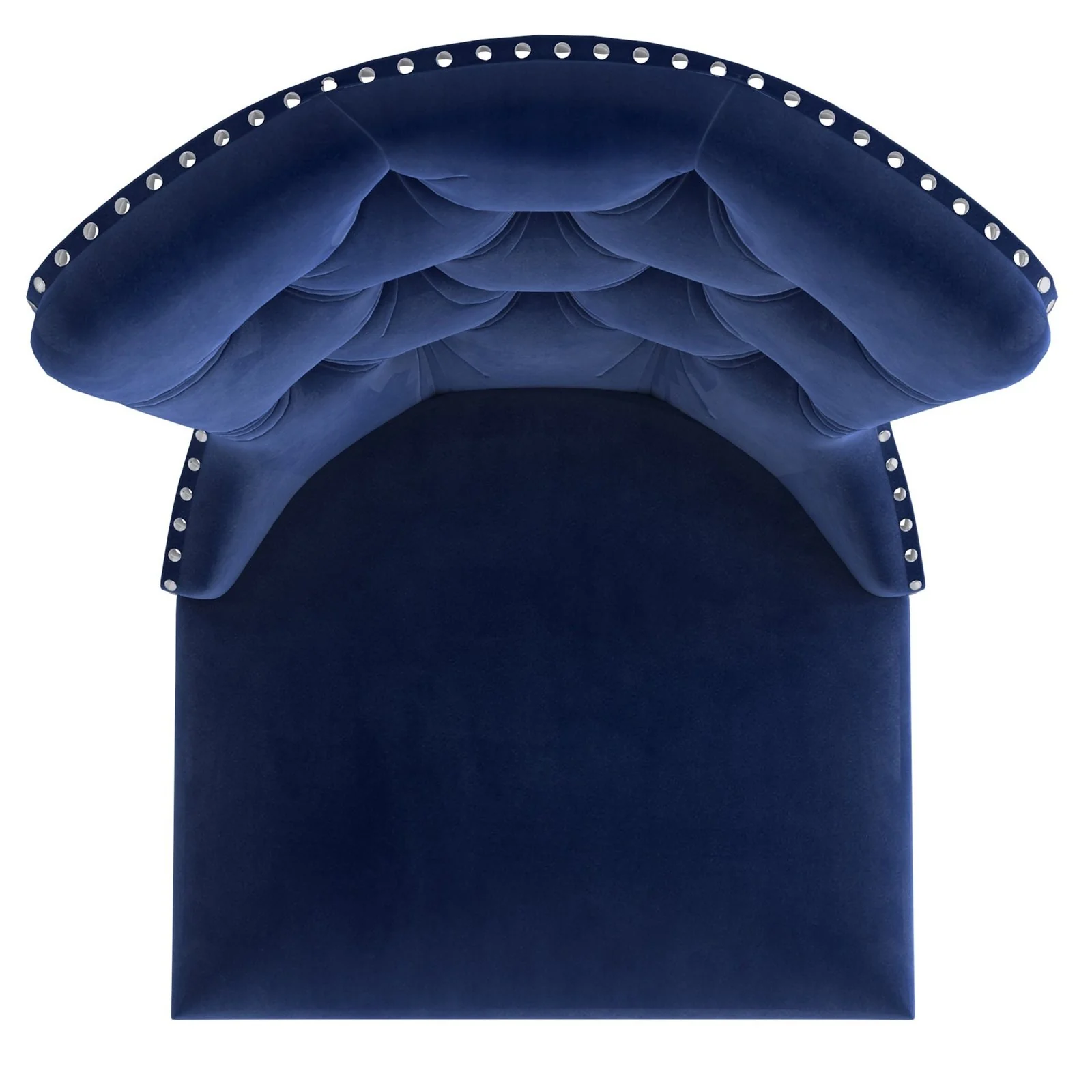 Worldwide Home Furnishings Hollis-Side Chair-Navy Side Chair, Set Of 2 202-614NAV - Image 6