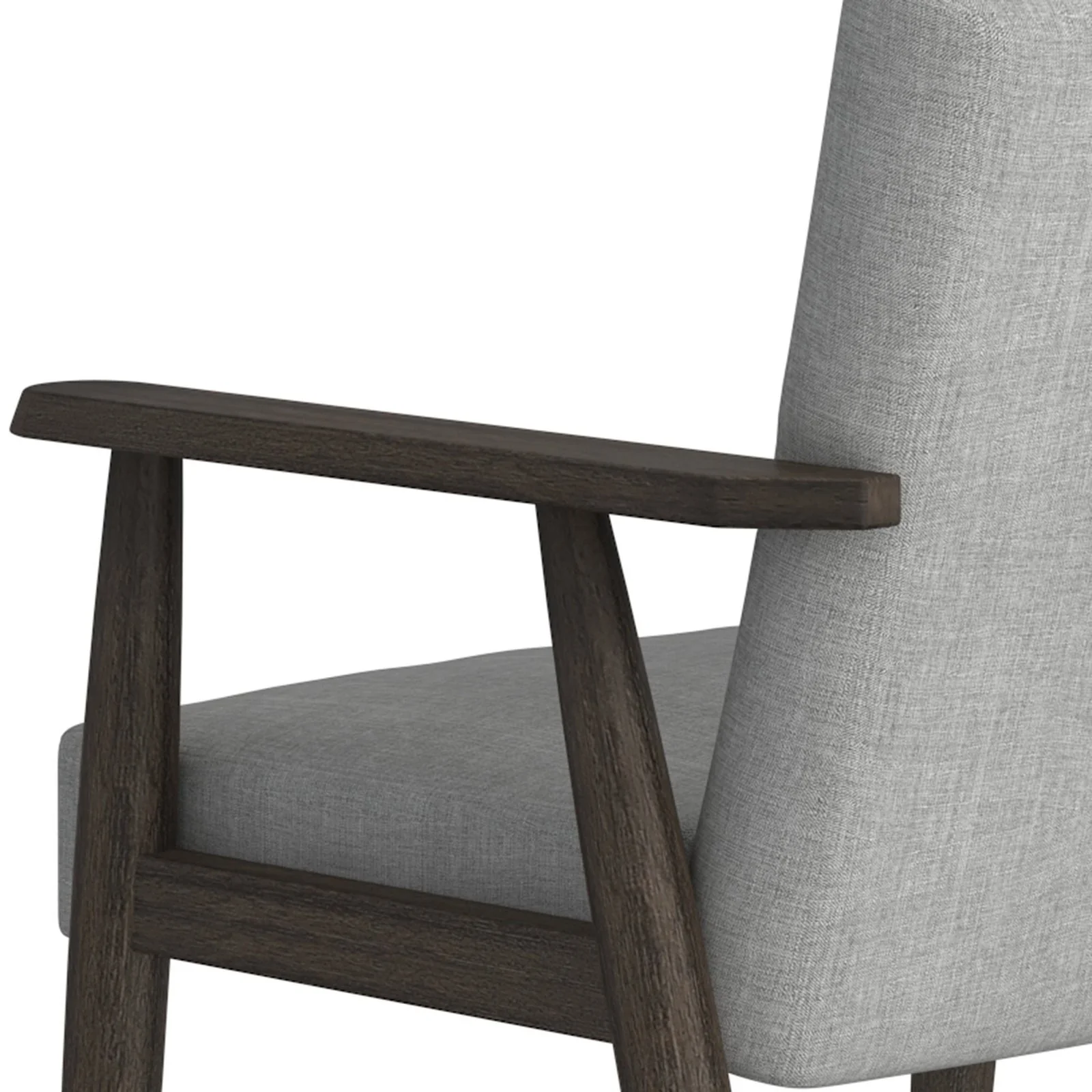Worldwide Home Furnishings Huxly-Accent Chair-Grey Accent Chair 403-588GY - Image 6