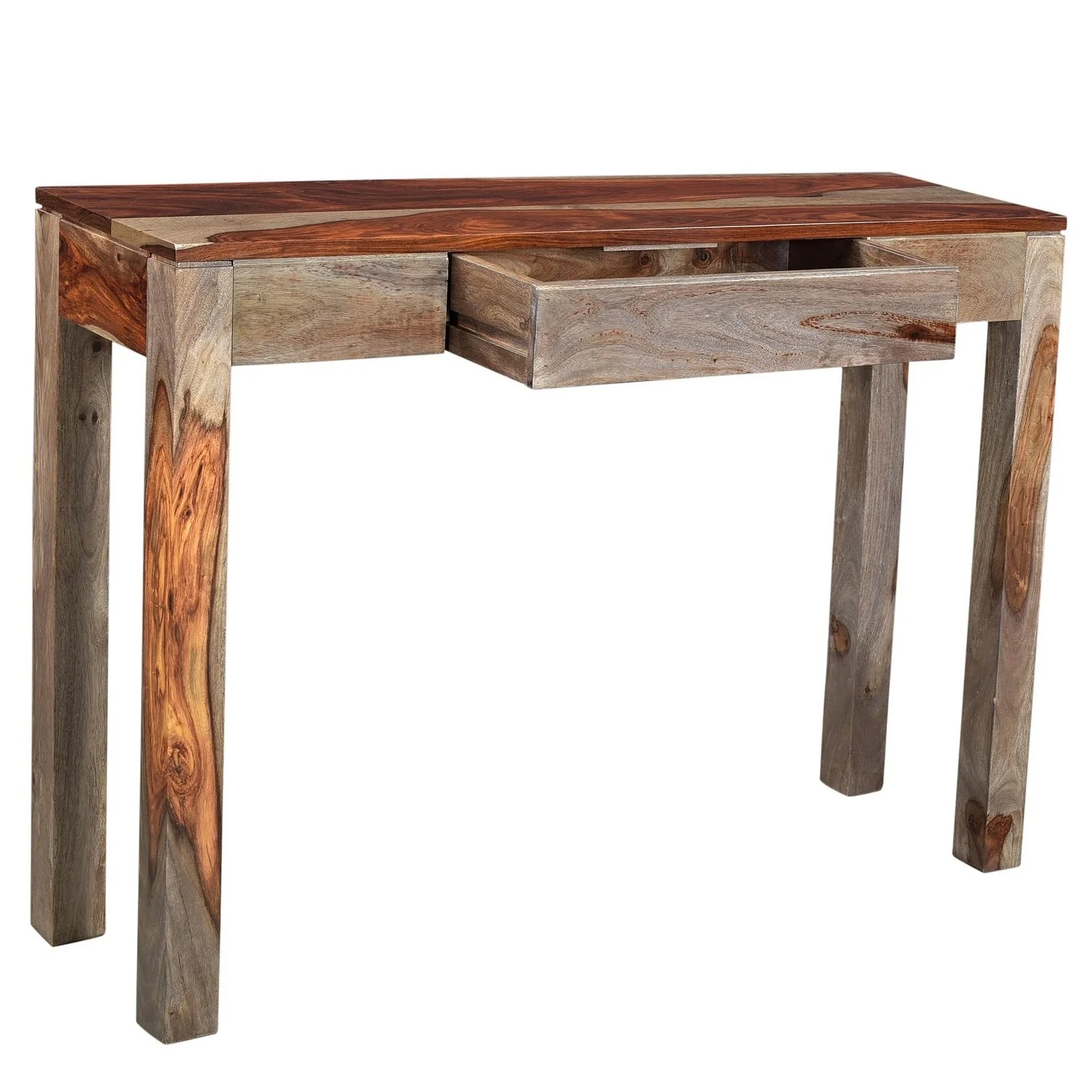 Worldwide Home Furnishings Idris-Console/Desk-Grey 2-Tone Console/Desk 502-814GY - Image 5