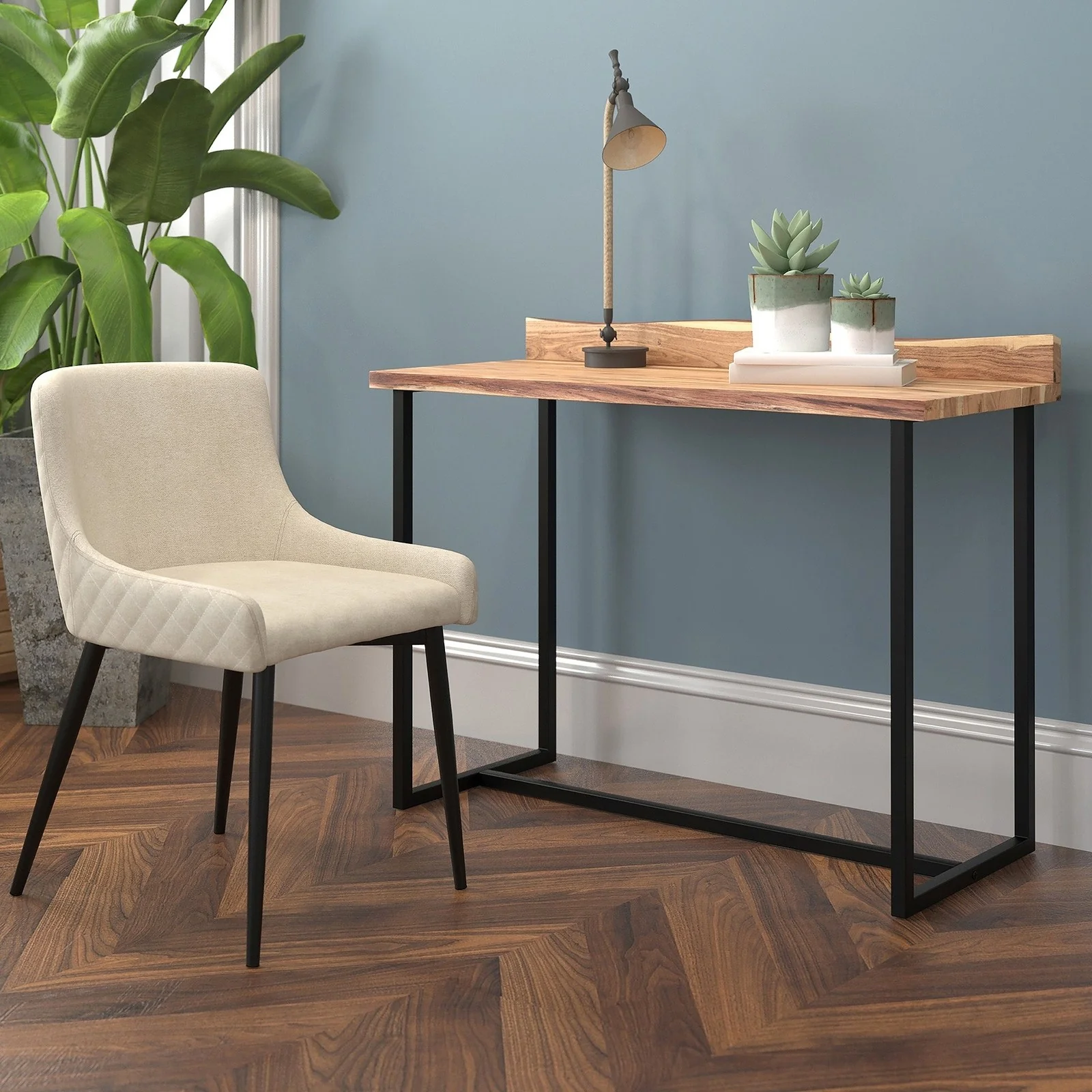 Worldwide Home Furnishings Jivin-Desk-Natural Desk 801-676NAT