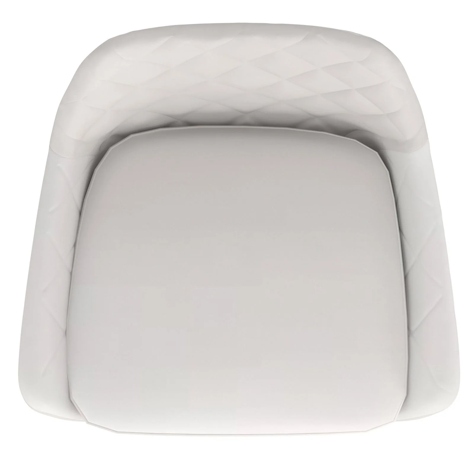 Worldwide Home Furnishings Kenzo-26'' Counter Stool Pu-White 26" Stool W/Swivel, Pu, Set Of 2 203-544WT - Image 7