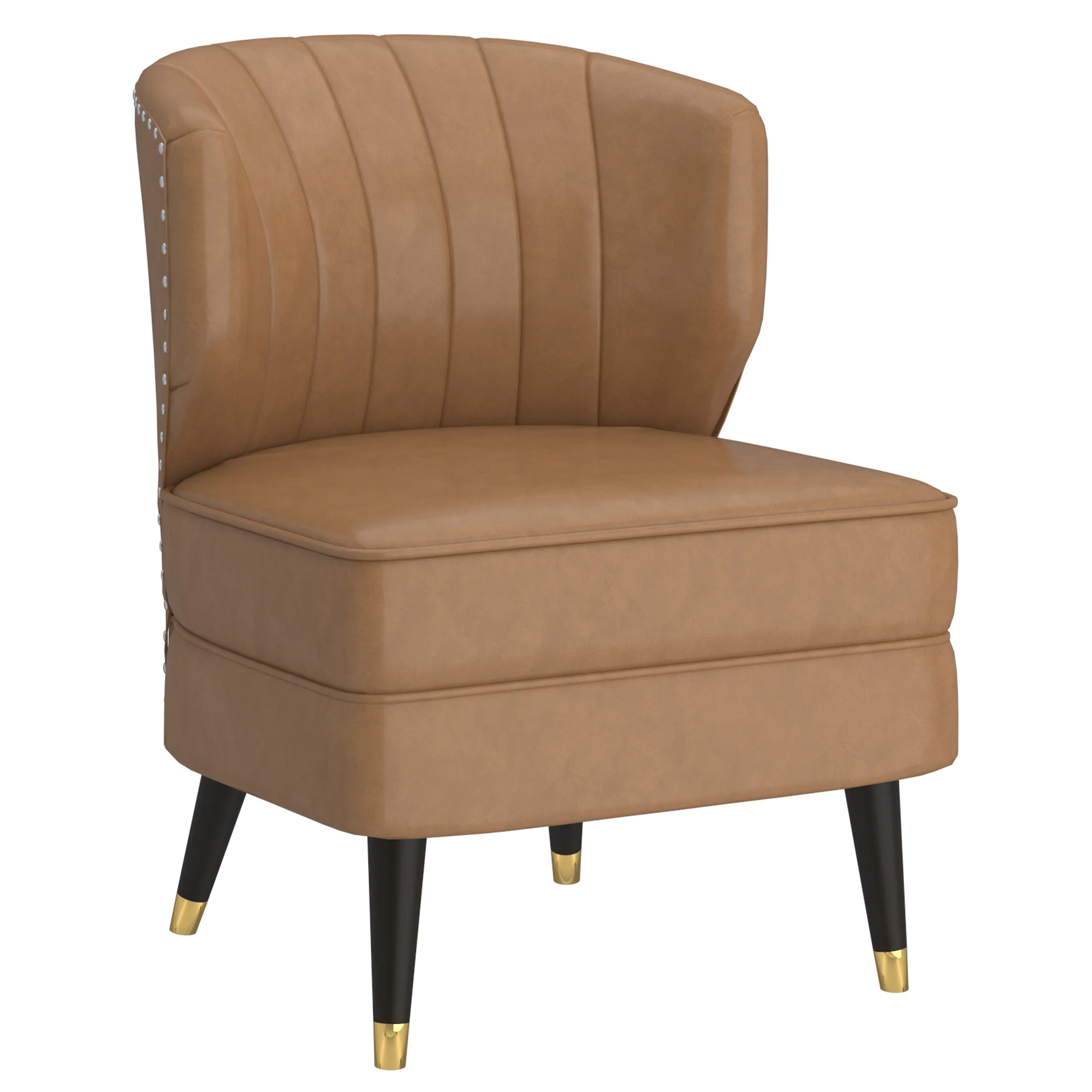 Worldwide Home Furnishings Kyrie-Accent Chair-Saddle Accent Chair 403-587SD - Image 2