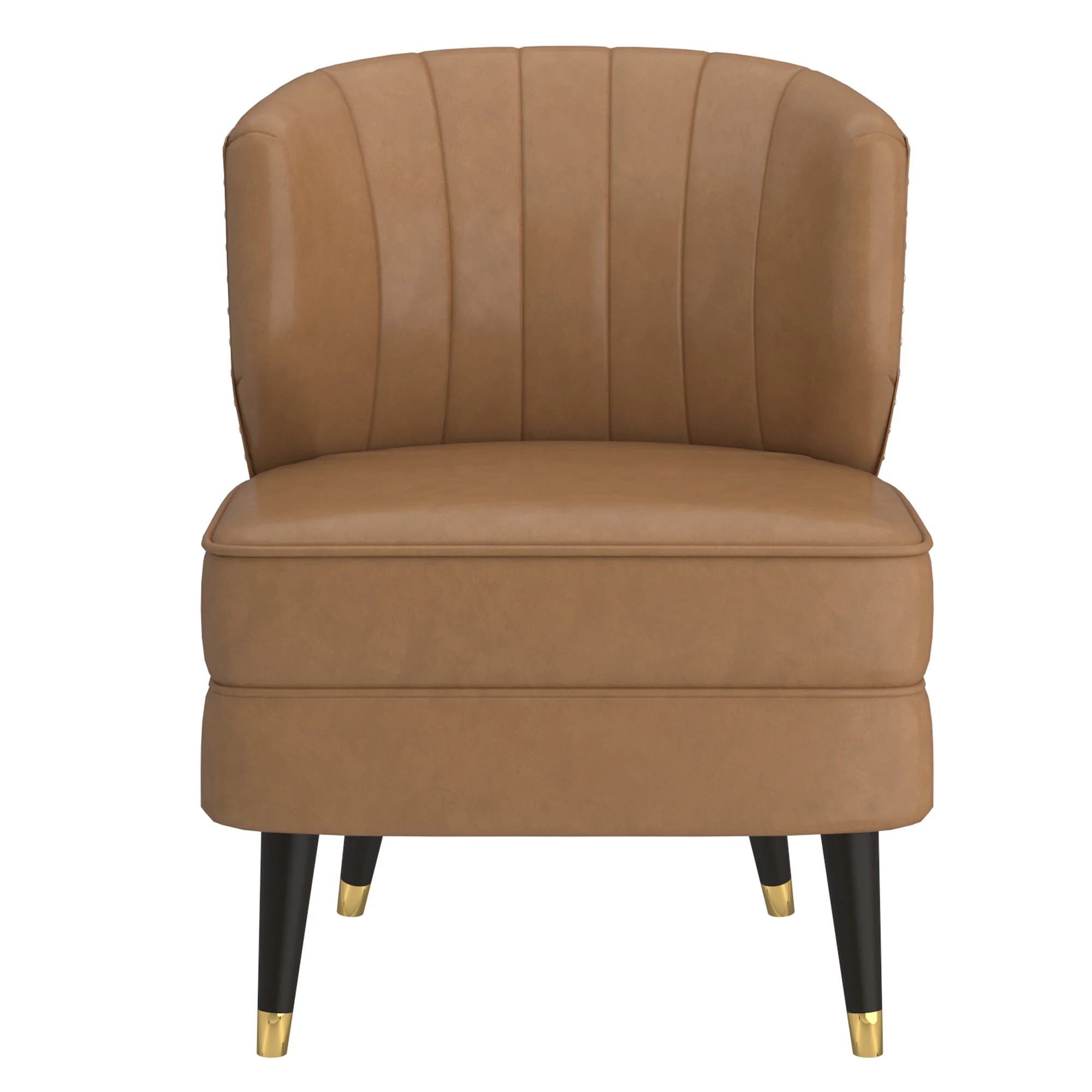 Worldwide Home Furnishings Kyrie-Accent Chair-Saddle Accent Chair 403-587SD - Image 4