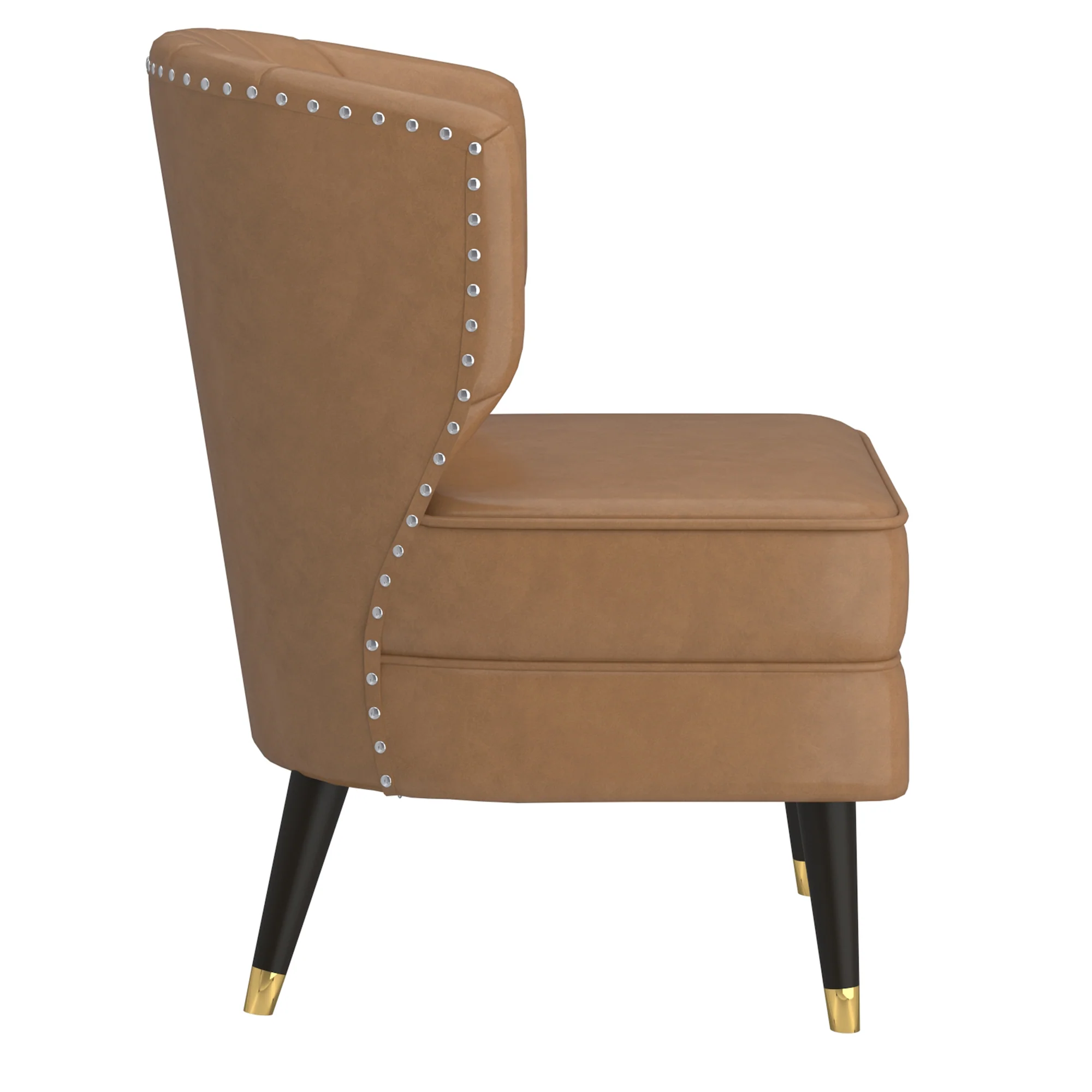Worldwide Home Furnishings Kyrie-Accent Chair-Saddle Accent Chair 403-587SD - Image 5