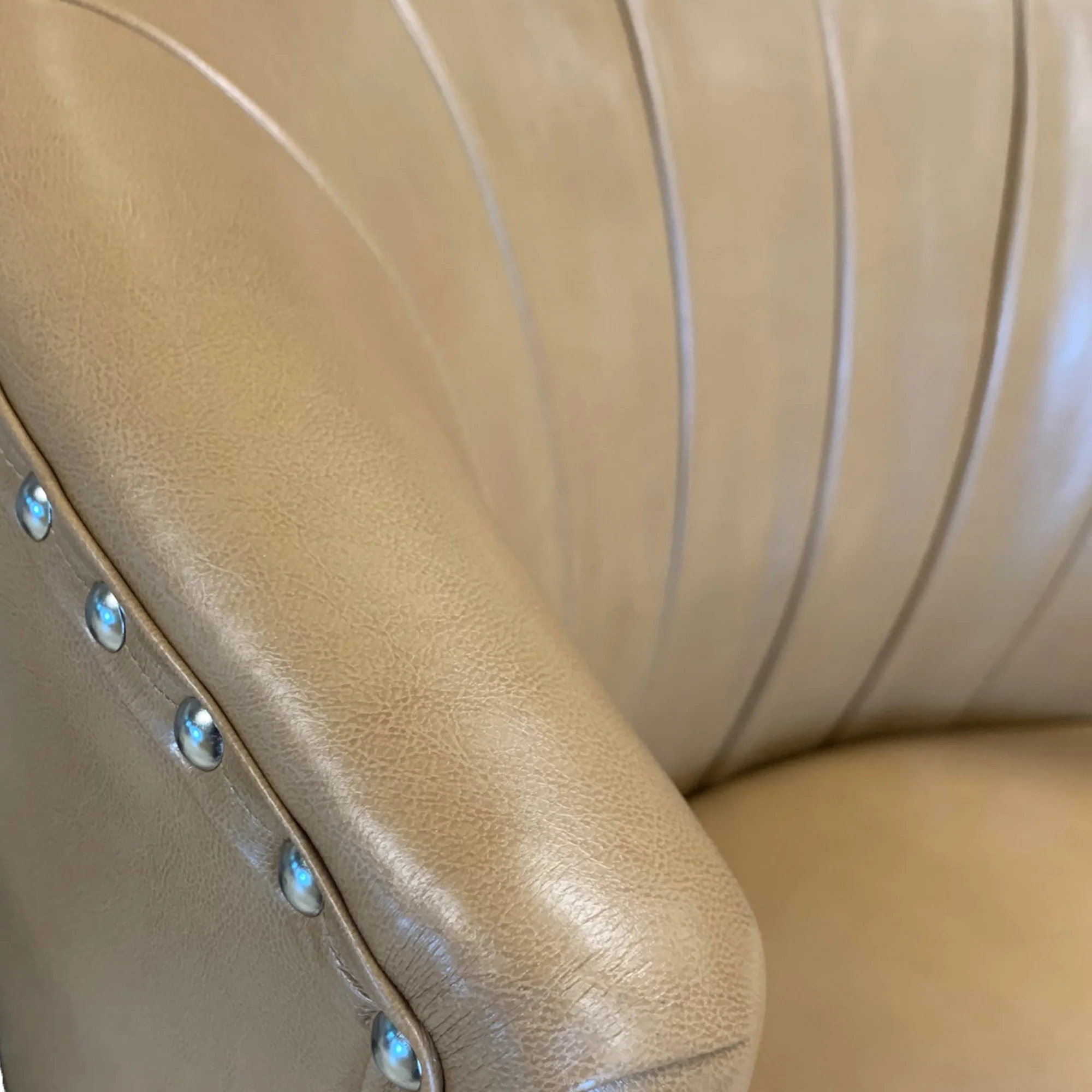 Worldwide Home Furnishings Kyrie-Accent Chair-Saddle Accent Chair 403-587SD - Image 7