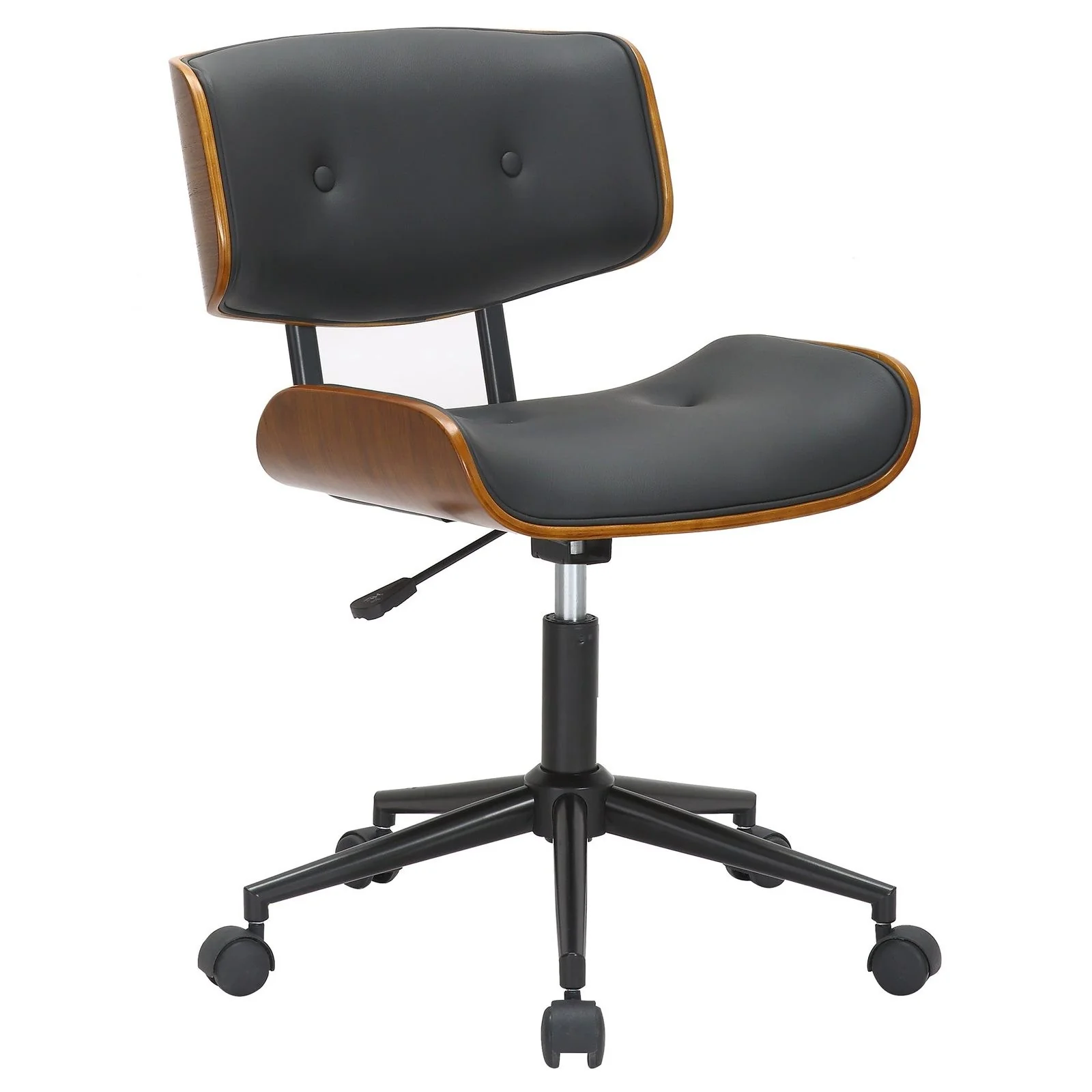 Worldwide Home Furnishings Loki-Office Chair-Black Office Chair 802-672BK - Image 2