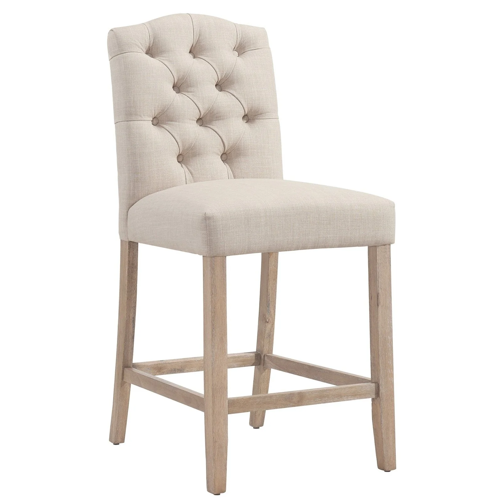 Worldwide Home Furnishings Lucian-26" Counter Stool-Beige 26" Counter Stool, Set Of 2 203-157BG - Image 3
