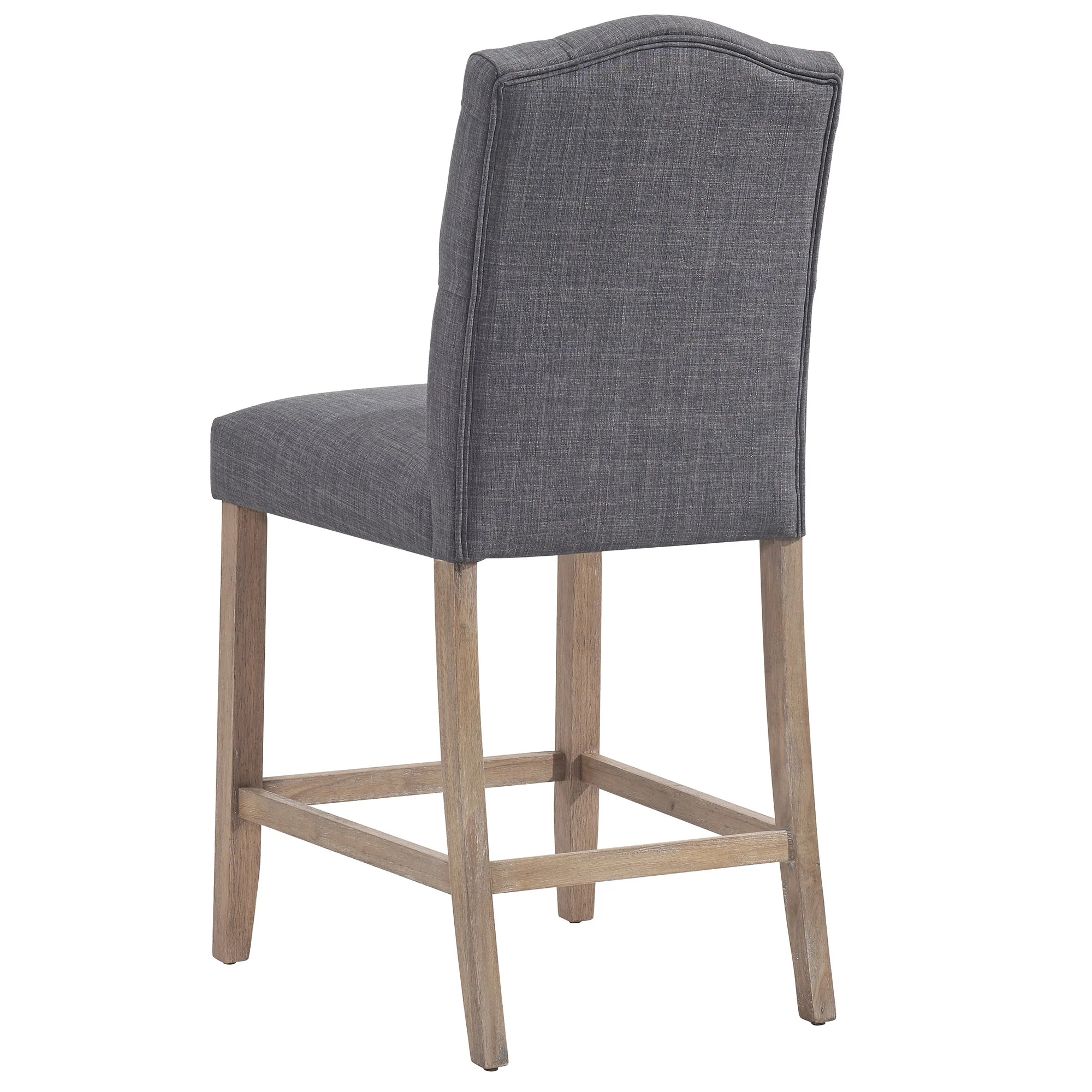 Worldwide Home Furnishings Lucian-26" Counter Stool-Grey 26" Counter Stool, Set Of 2 203-157GY - Image 4