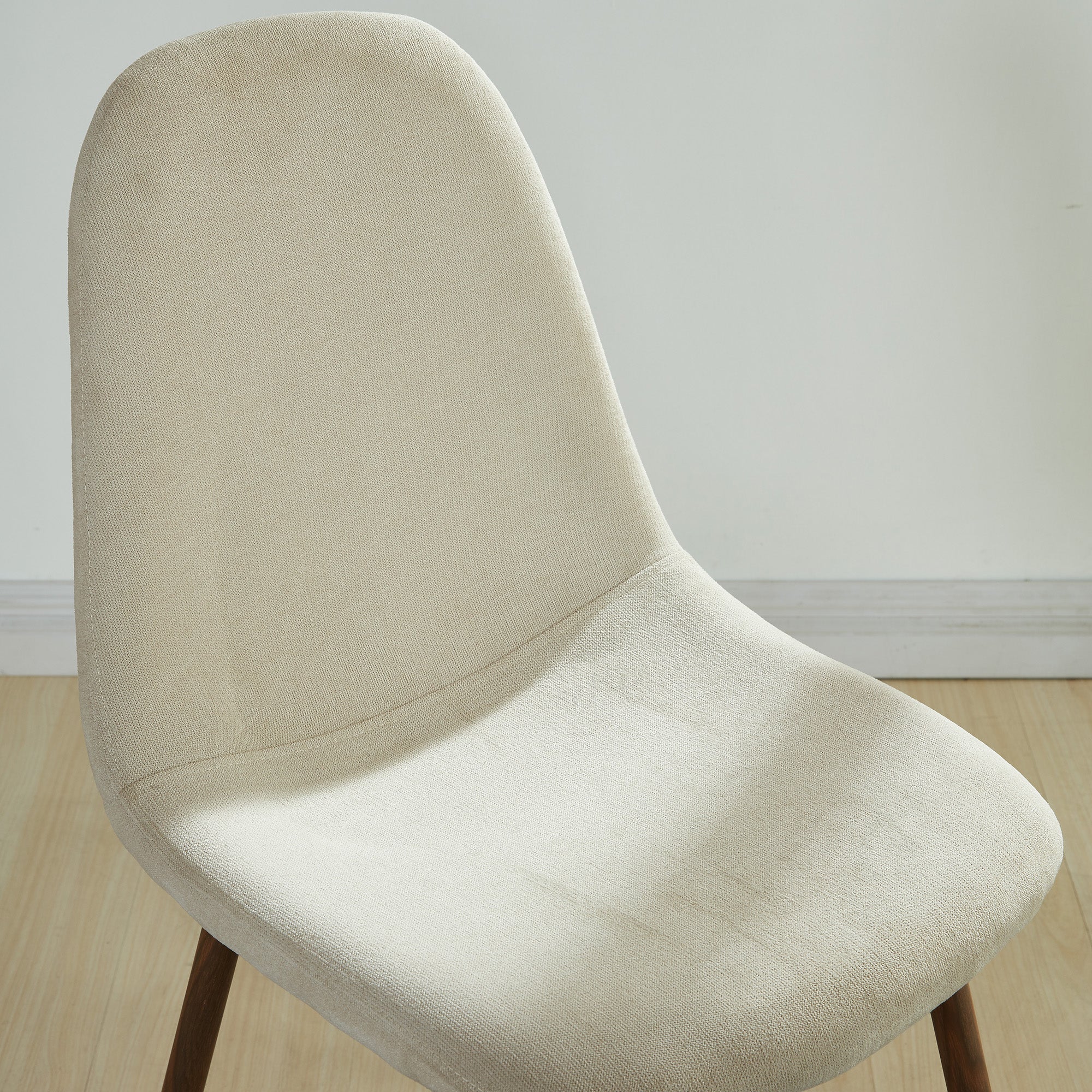 Worldwide Home Furnishings Lyna-Side Chair Fabric-Beige Side Chair, Set Of 4 202-250BG - Image 6