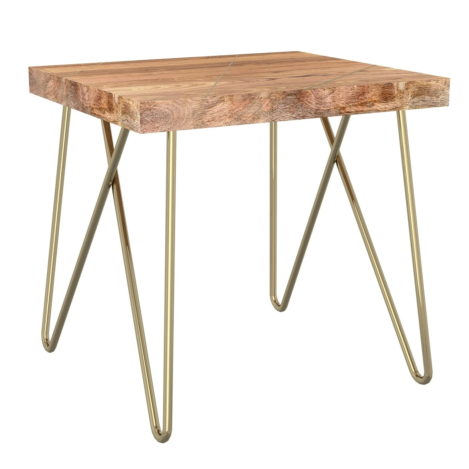 Worldwide Home Furnishings Madox-Accent Table-Natural Accent Table 501-527NT - Image 2