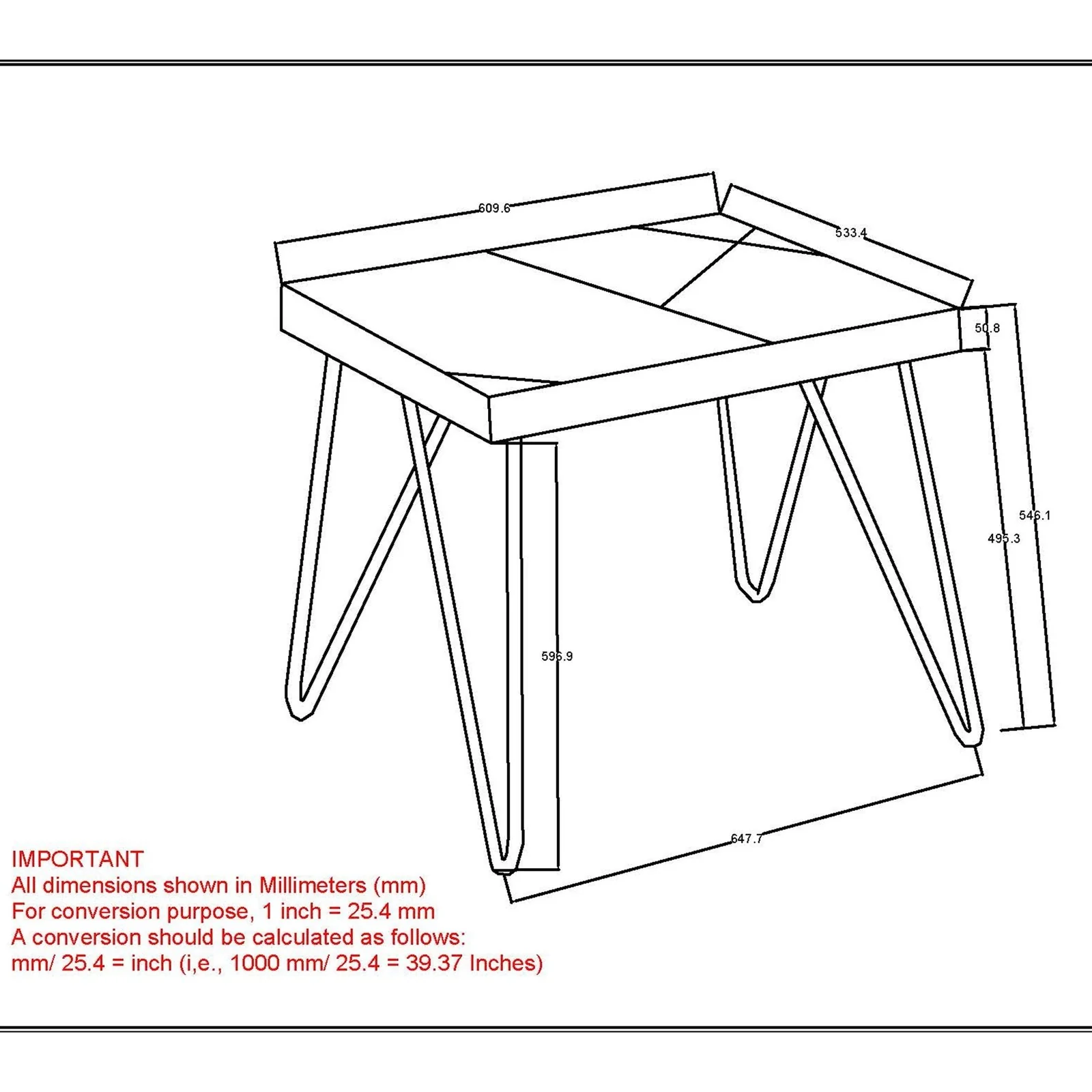 Worldwide Home Furnishings Madox-Accent Table-Natural Accent Table 501-527NT - Image 8