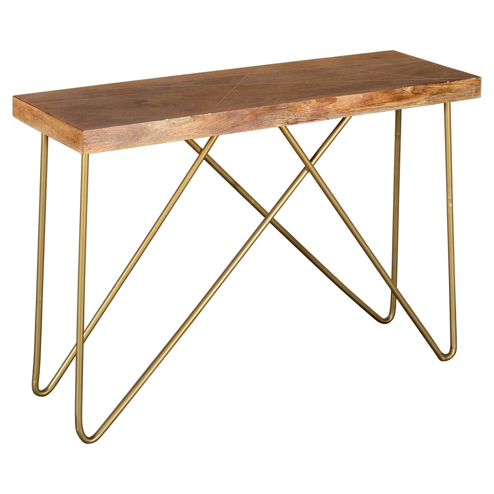Worldwide Home Furnishings Madox-Console Table-Natural Console Table 502-527NT - Image 6
