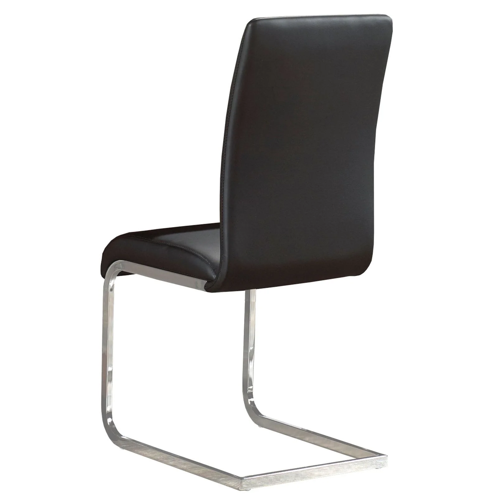 Worldwide Home Furnishings Maxim-Side Chair-Black Side Chair, Set Of 2 202-489BK - Image 4