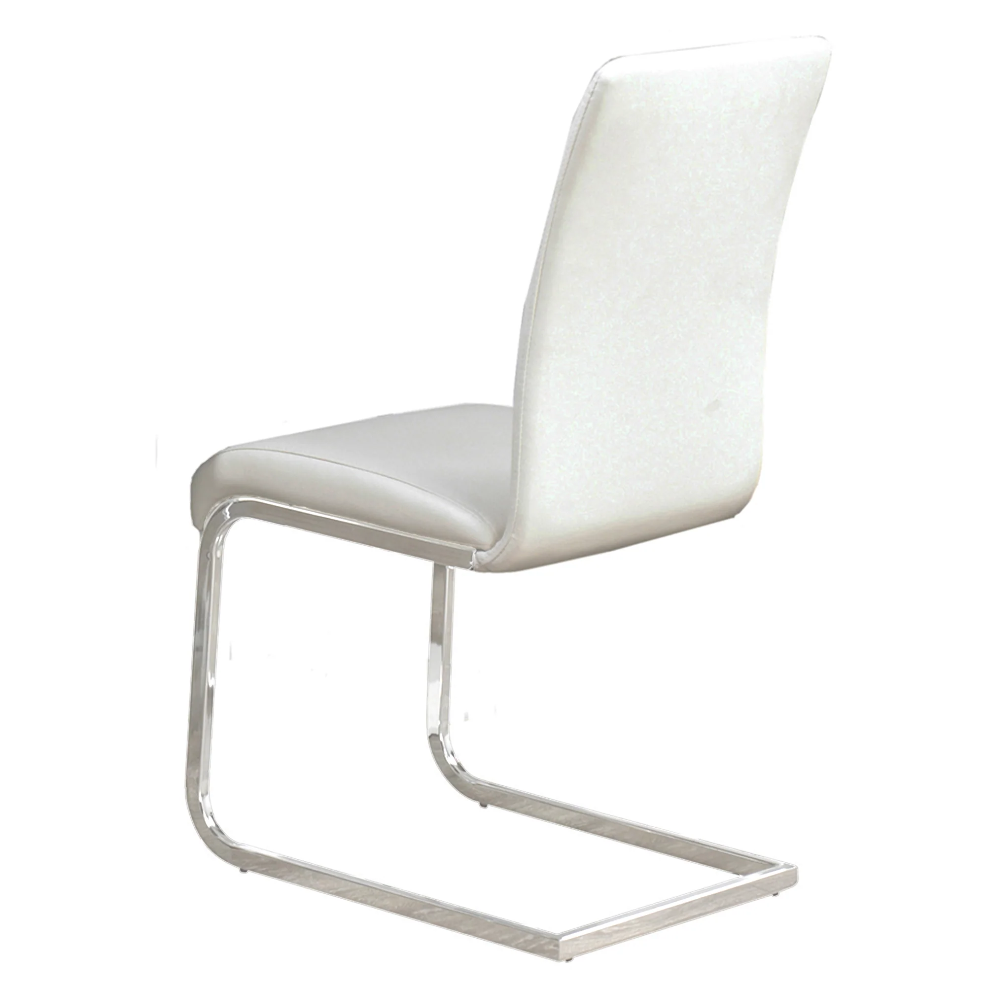 Worldwide Home Furnishings Maxim-Side Chair-White Side Chair, Set Of 2 202-489WT - Image 4