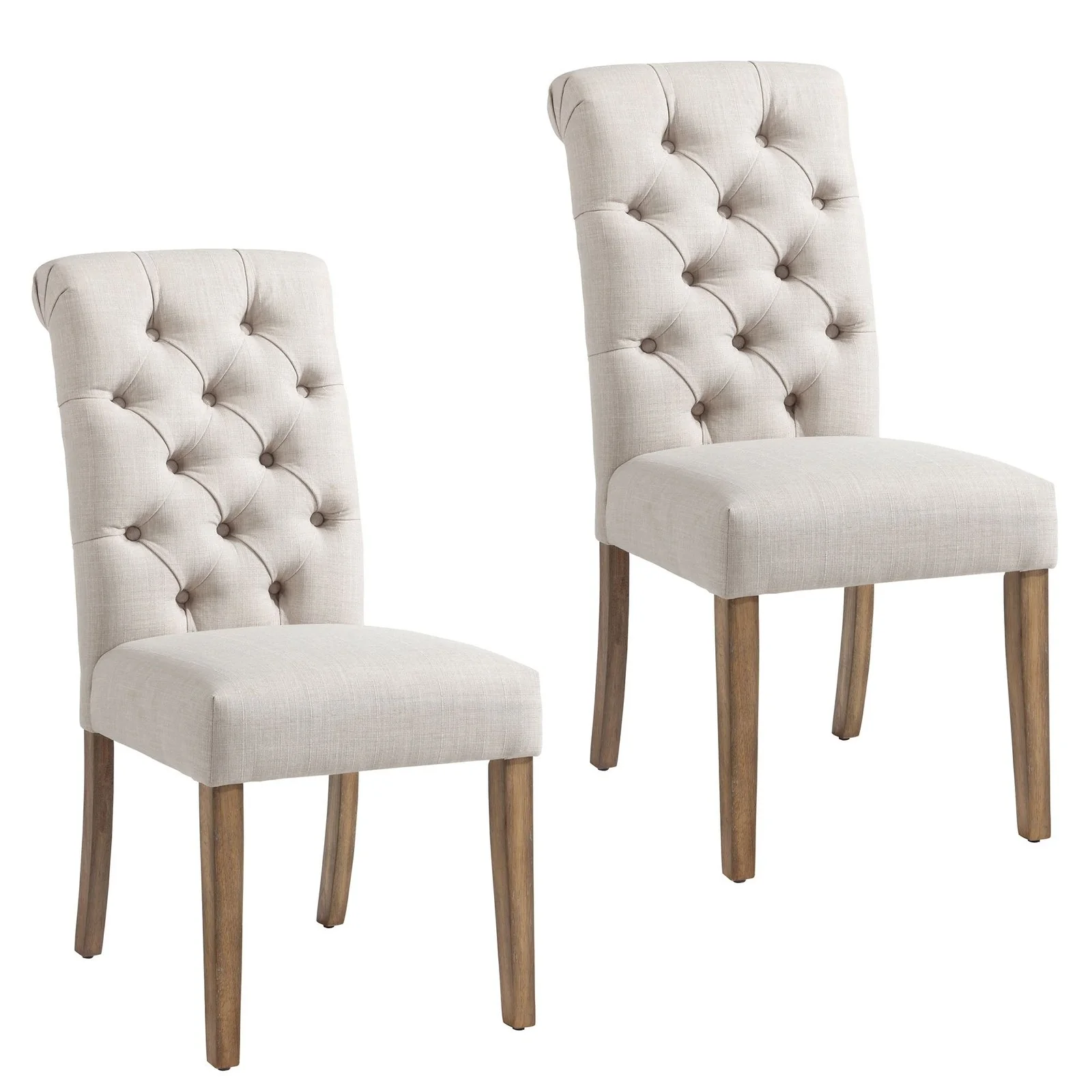 Worldwide Home Furnishings Melia-Side Chair-Beige Side Chair, Set Of 2 202-968BG - Image 3