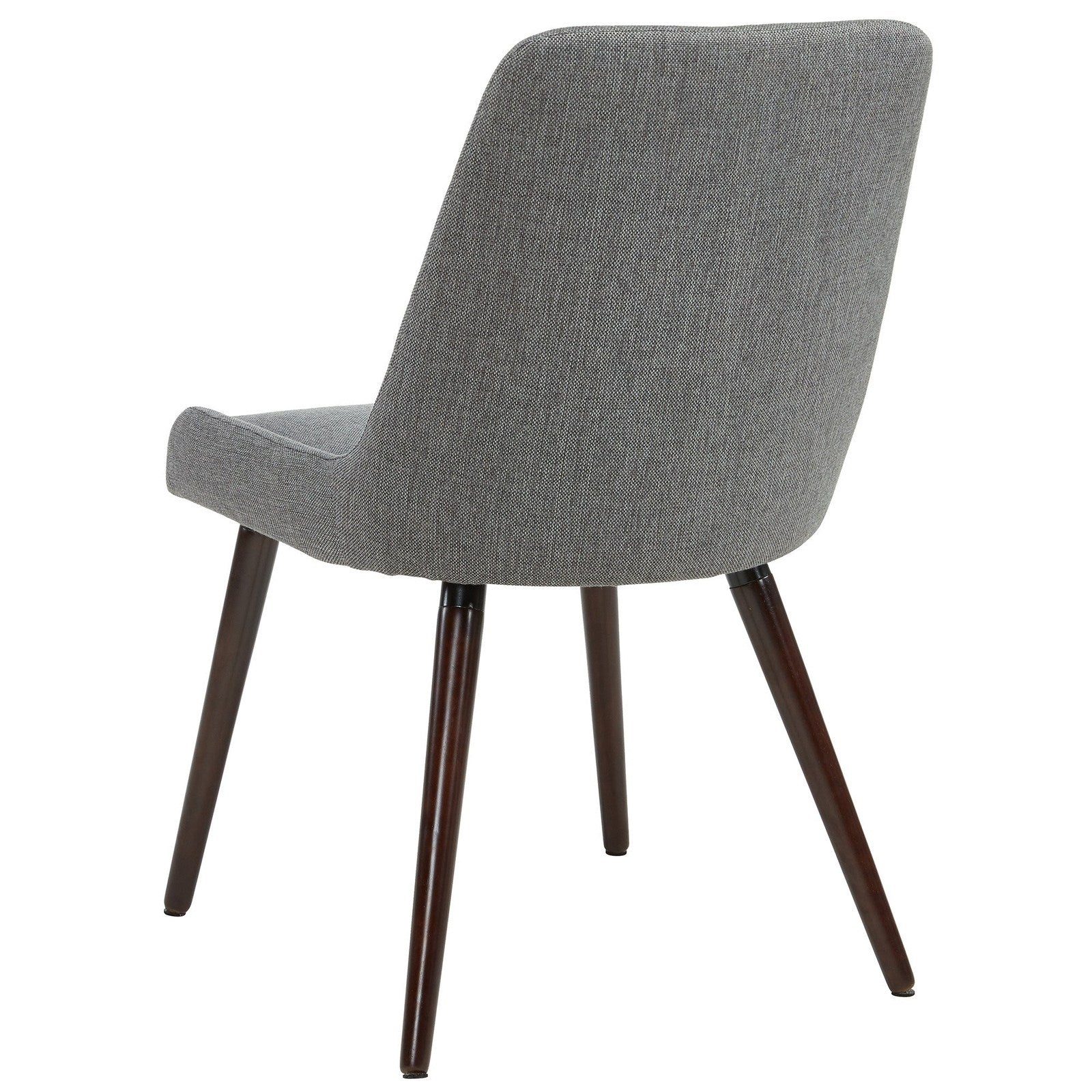 Worldwide Home Furnishings Mia-Side Chair-Dark Grey/Walnut Leg Side Chair, Set Of 2 202-247WL/DG - Image 5