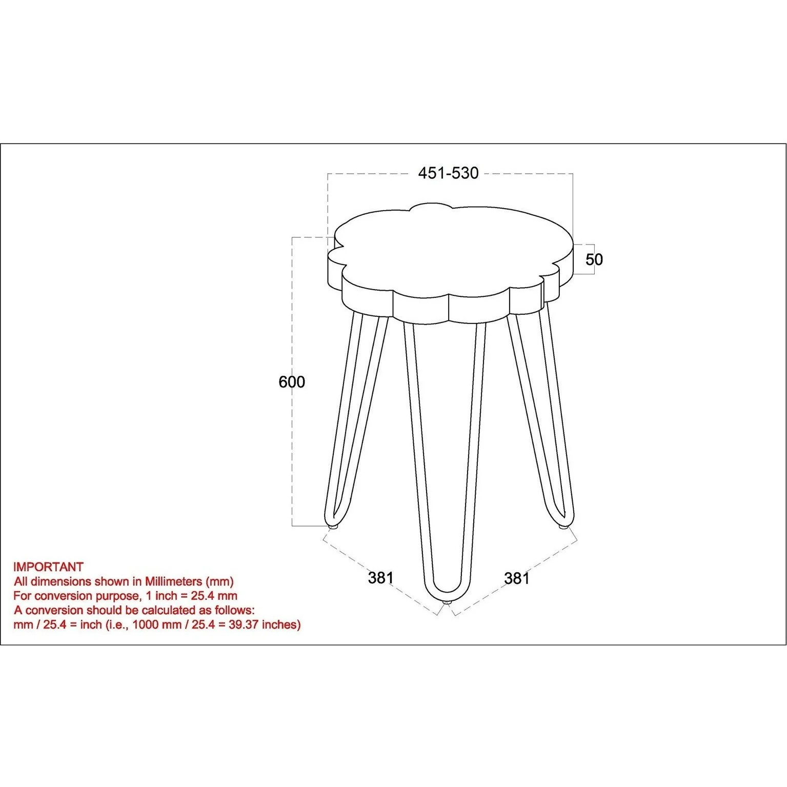 Worldwide Home Furnishings Nila-Accent Table-Natural Accent Table 501-329NAT - Image 8