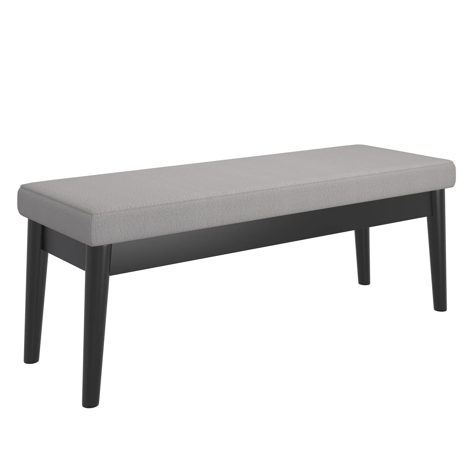 Worldwide Home Furnishings Pebble-Bench-Grey Bench 401-595GY - Image 2