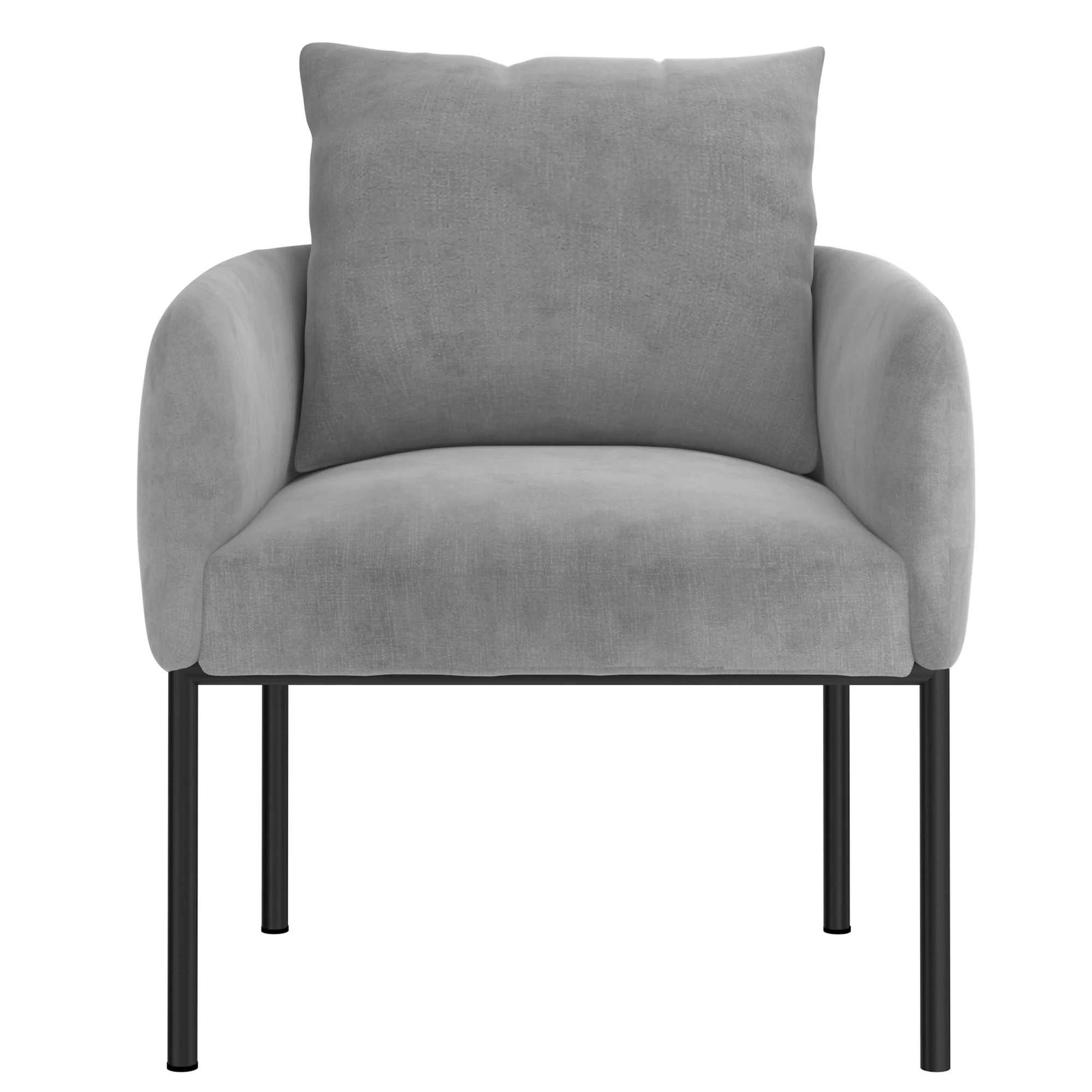 Worldwide Home Furnishings Petrie-Accent Chair-Grey Accent Chair 403-556GY/BK - Image 4
