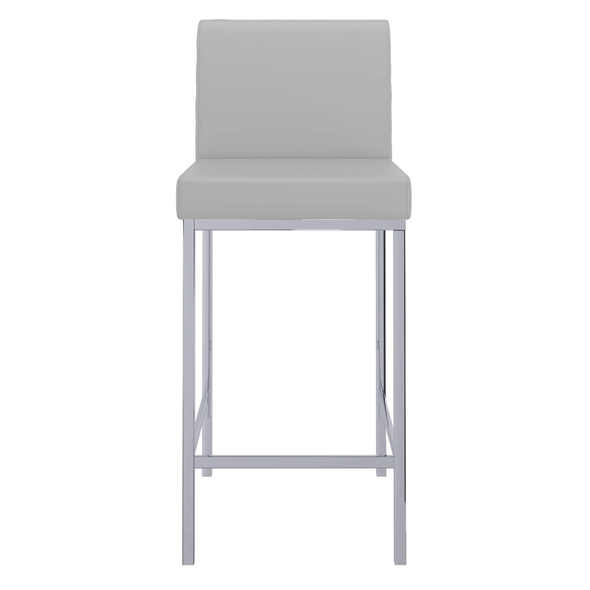Worldwide Home Furnishings Porto-26" Counter Stool-Grey 26" Counter Stool, Set Of 2 203-576GY - Image 6