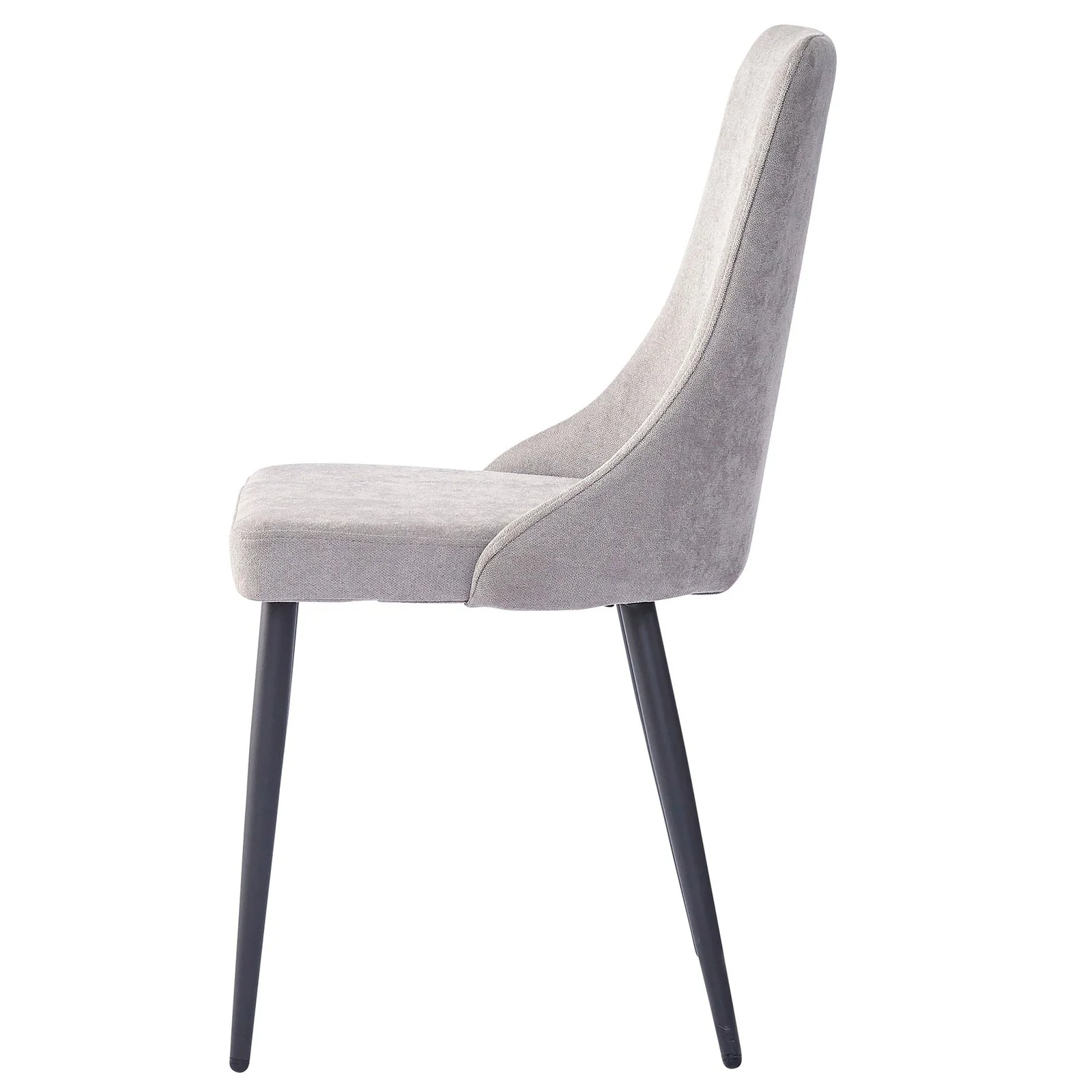 Worldwide Home Furnishings Venice-Side Chair-Grey Side Chair, Set Of 2 202-536GRY - Image 4