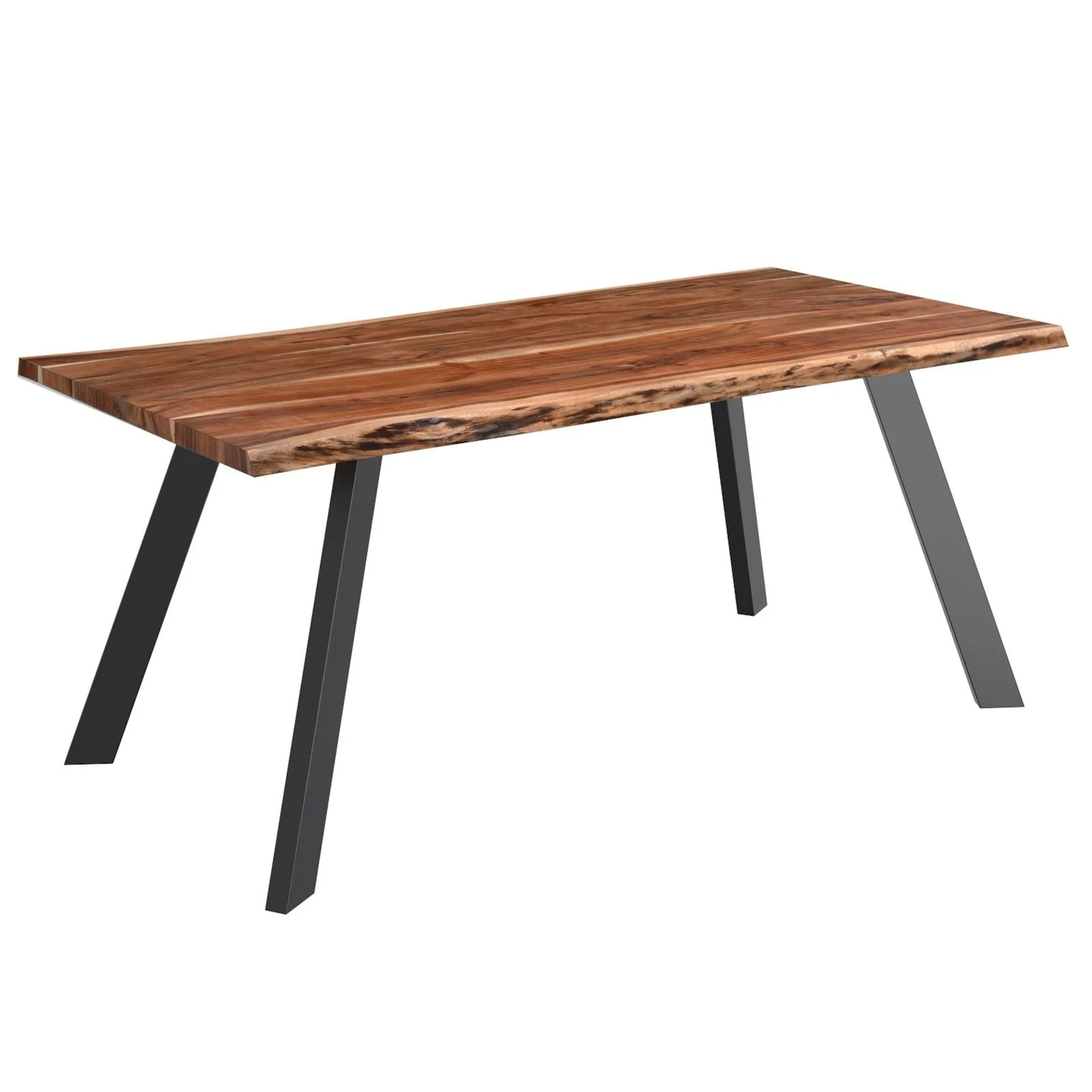 Worldwide Home Furnishings Virag-Dining Table-Natural Rectangular Dining Table 201-571NT - Image 2