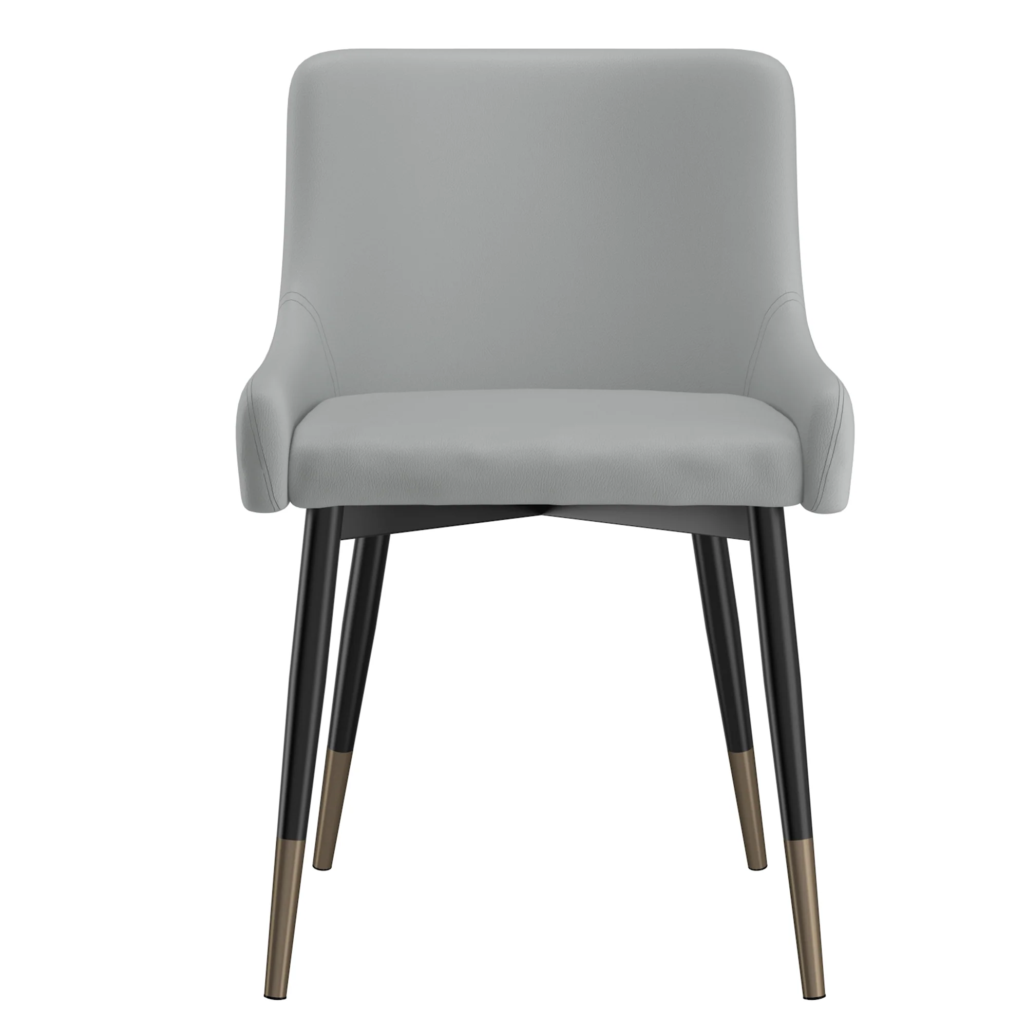 Worldwide Home Furnishings Xander-Side Chair-Light Grey Side Chair, Set Of 2 202-620LG - Image 5