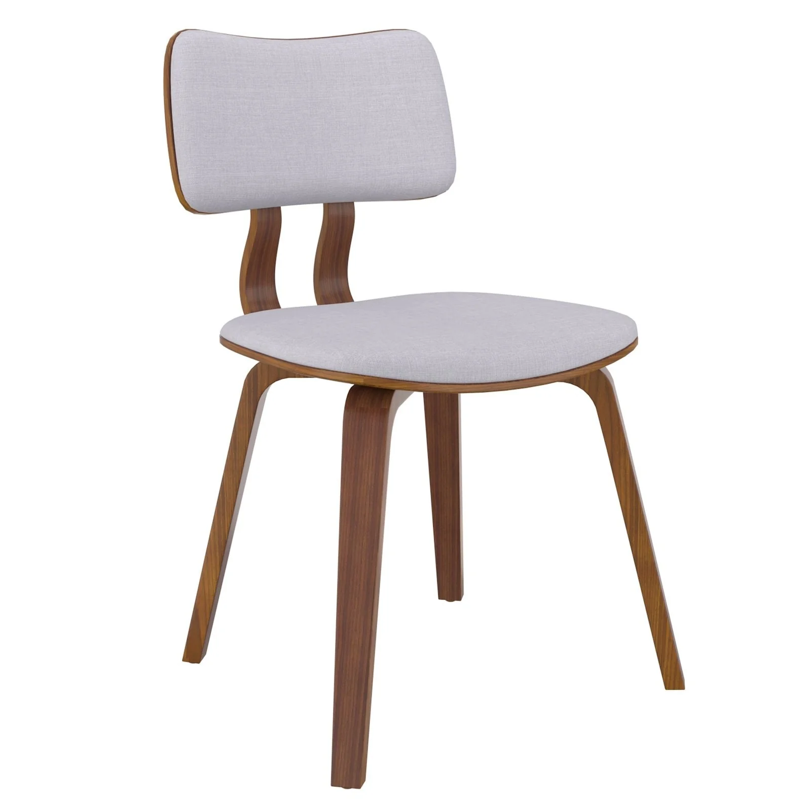 Worldwide Home Furnishings Zuni-Side Chair-Grey Fabric Side Chair, Fabric 202-581GY - Image 2