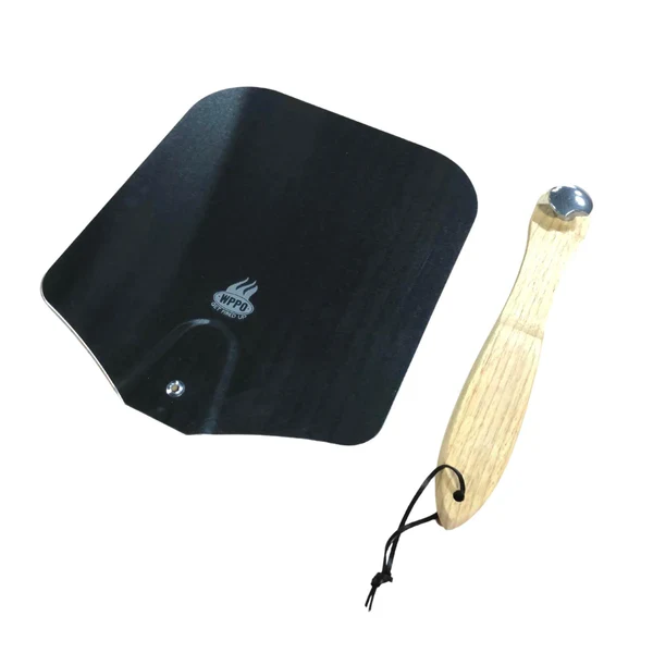 WPPO 12" x 14 Folding Peel with Wooden Handle WKPA-1225WF - Image 4