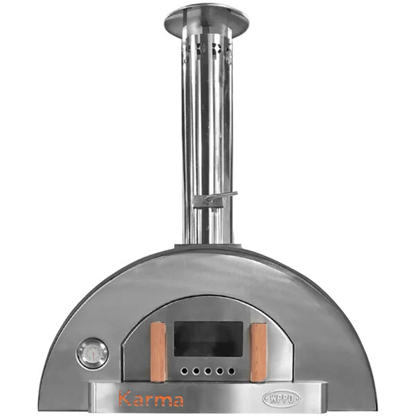 WPPO Karma 32 Professional Stainless Steel Wood Fire Outdoor Pizza Oven WKK-02S-304SS