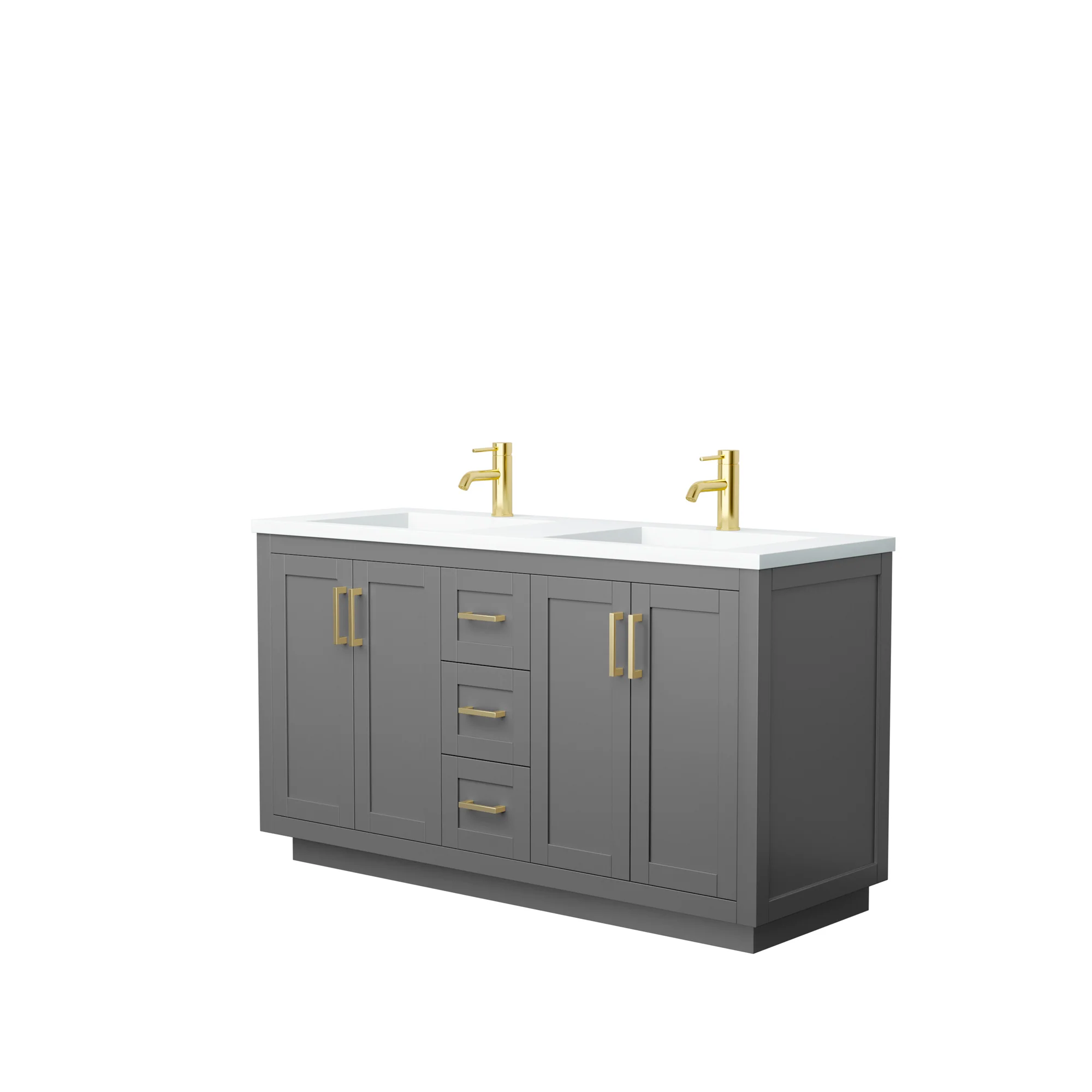 Wyndham Collection Miranda 60 Inch Double Bathroom Vanity in Dark Gray - Image 18
